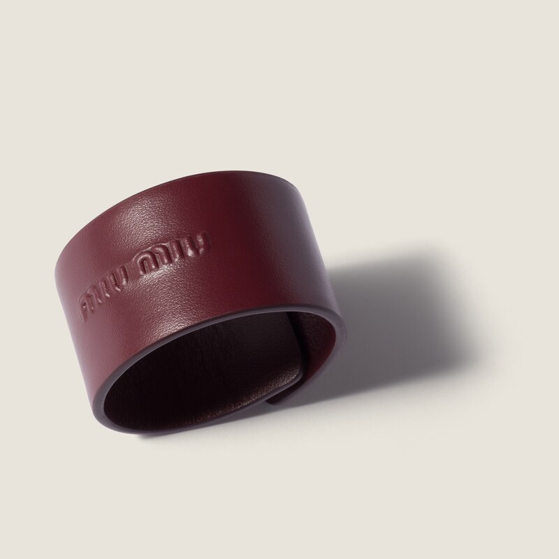 Leather bracelet