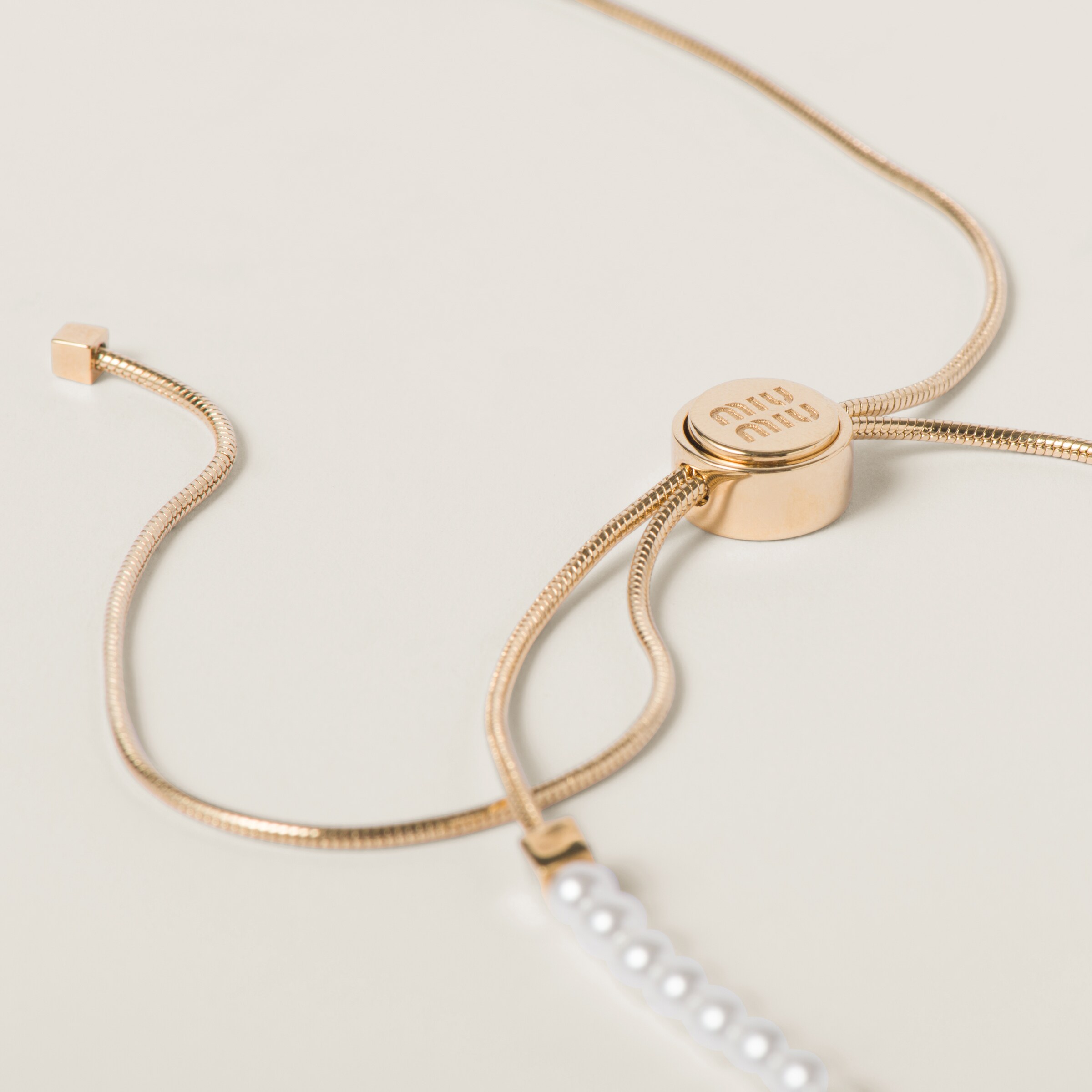 MIUMIU クリスタルチョーカー