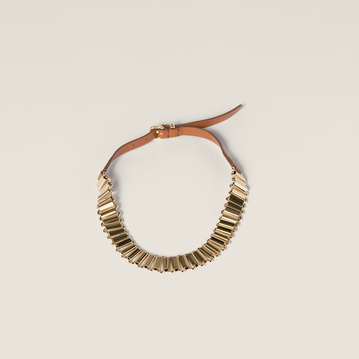 VIP【関税送料無料】希少 Miu Miu Brass Necklace Miu Miu Necklace. 100% authentic. | Depop