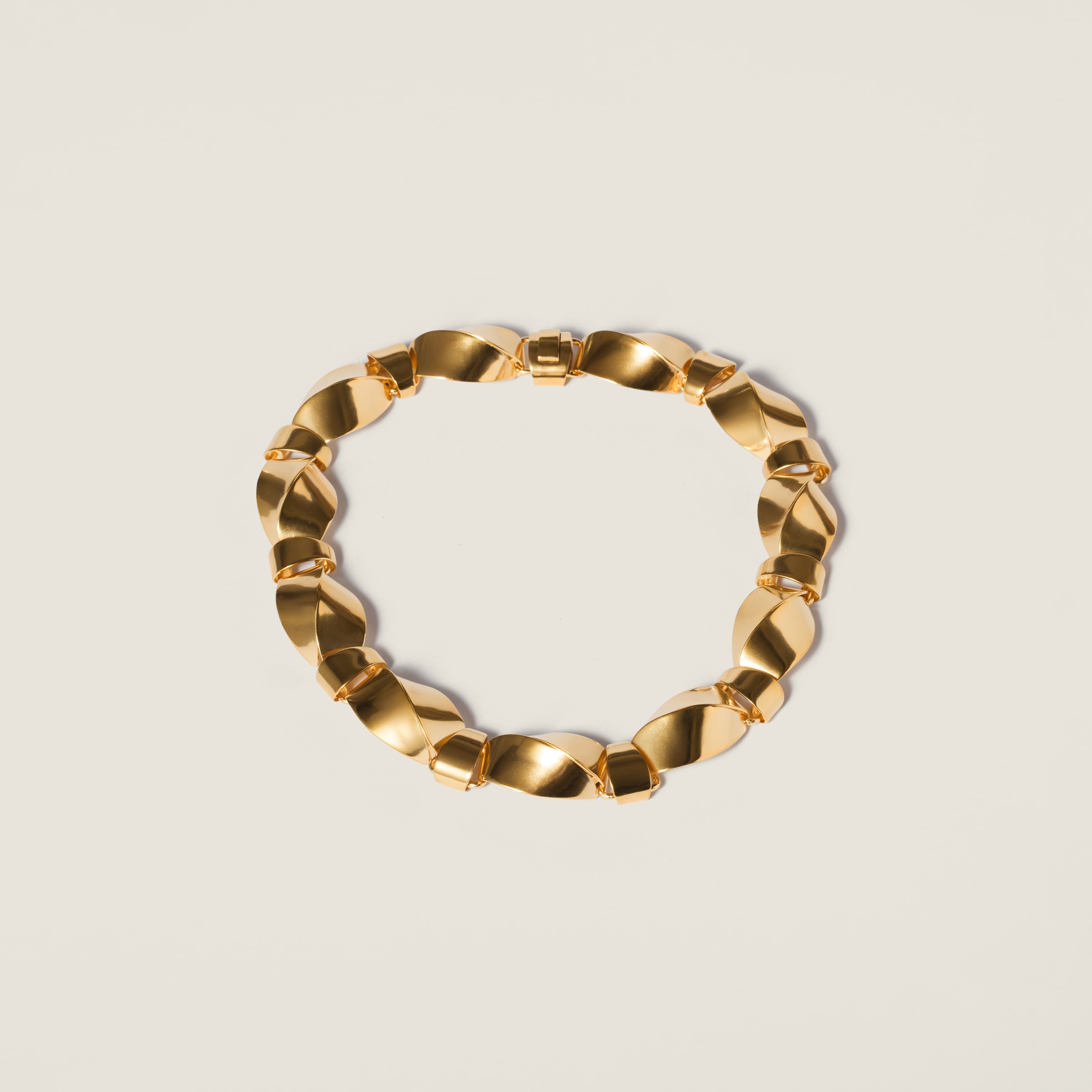 Steel/crystal Crystal Necklace | Miu Miu