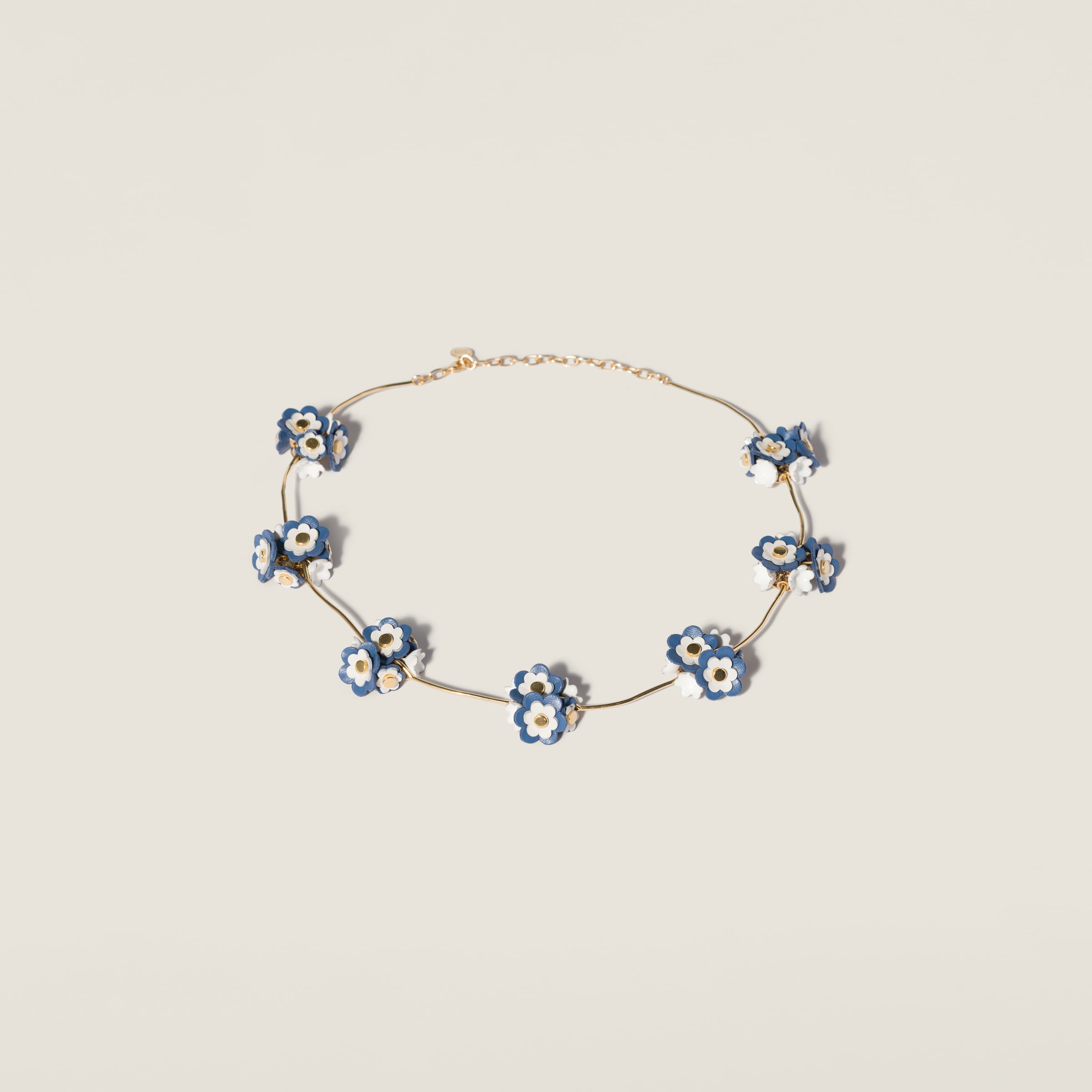 Metal and leather necklace from Miu Miu - $1,690
