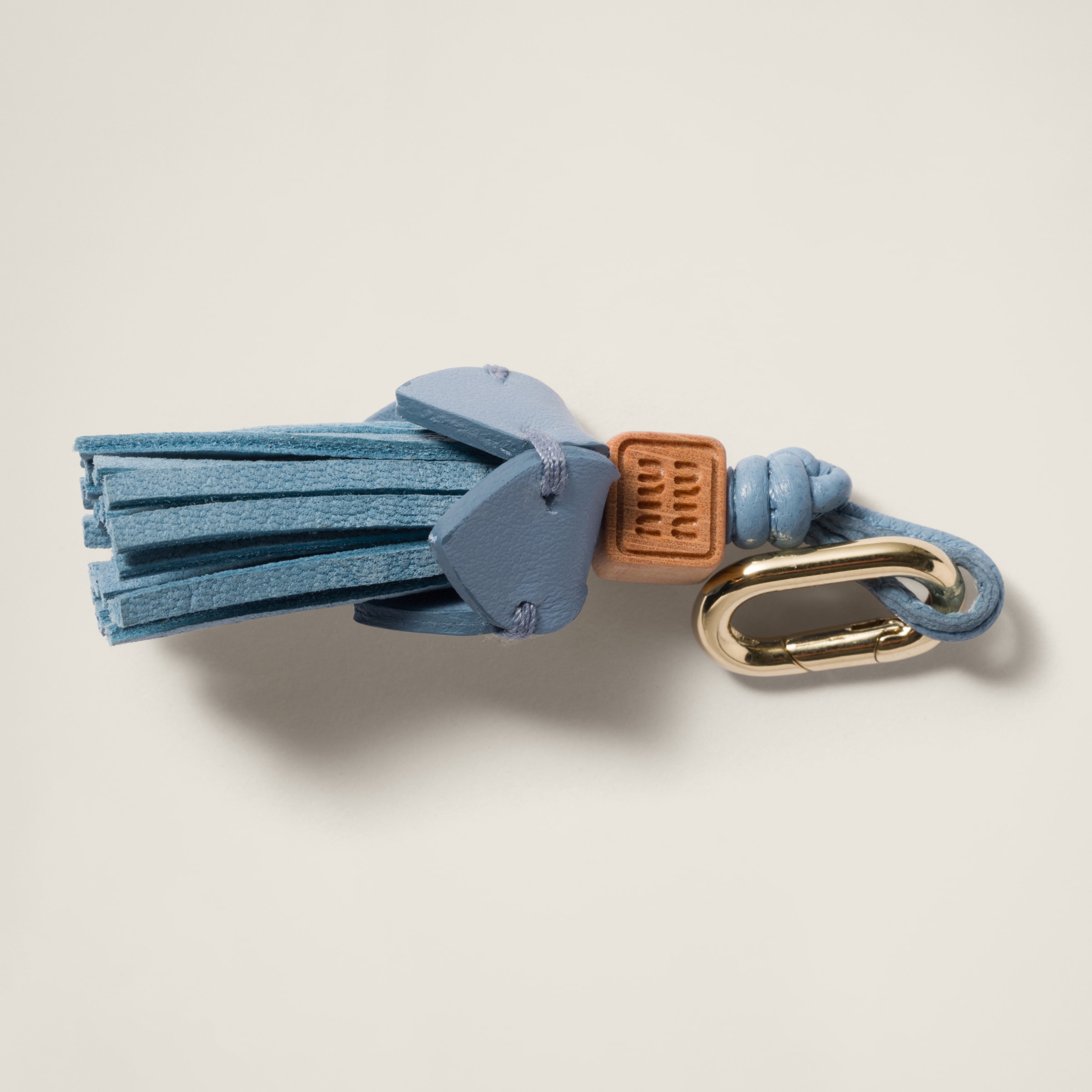 Miu Miu Leather Micro Trick In Astral Blue