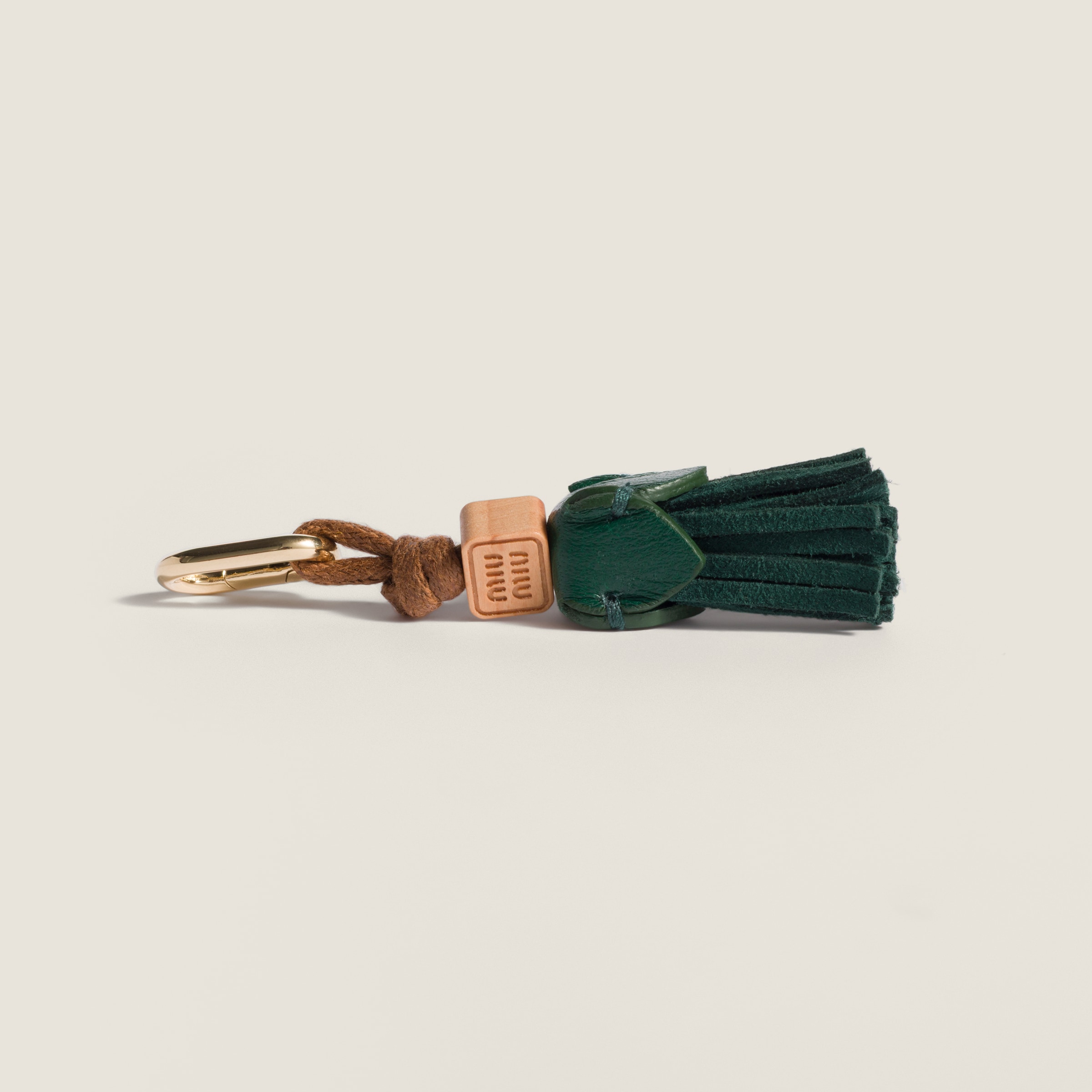 Miu Miu Leather Micro Trick In Green