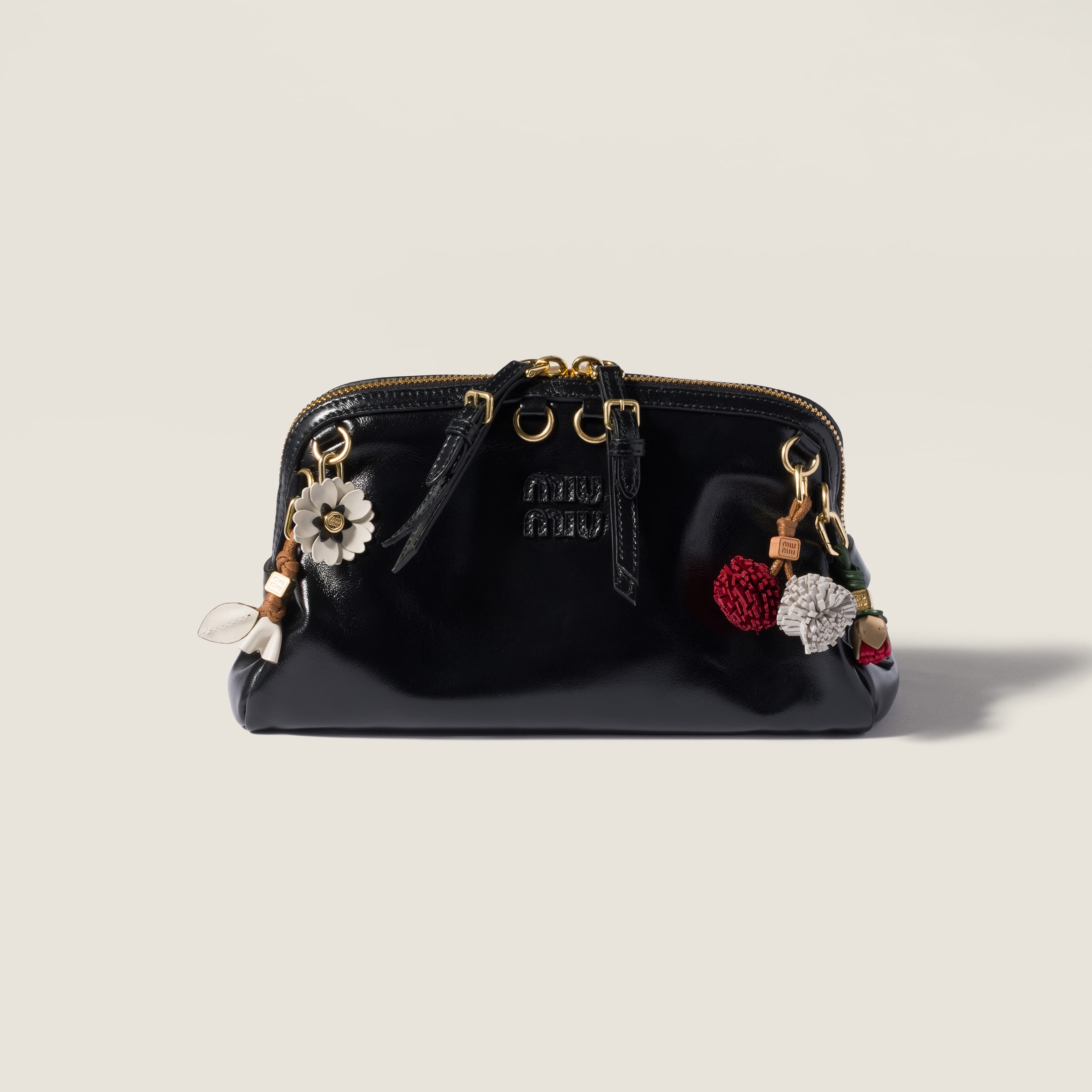 Red/white Leather Micro Trick | Miu Miu - United Kingdom