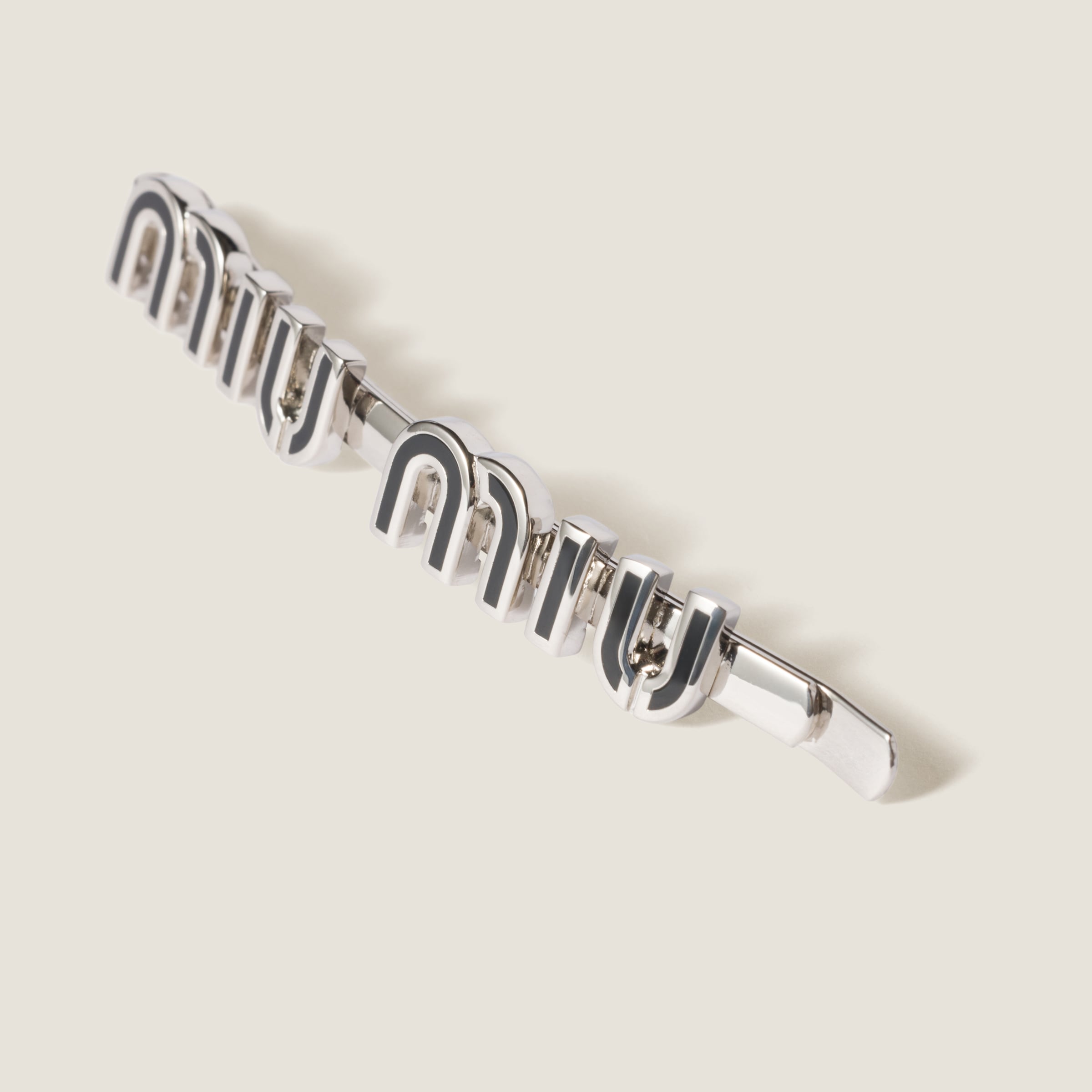 Enameled metal hair clip - Collection Collections | Miu Miu