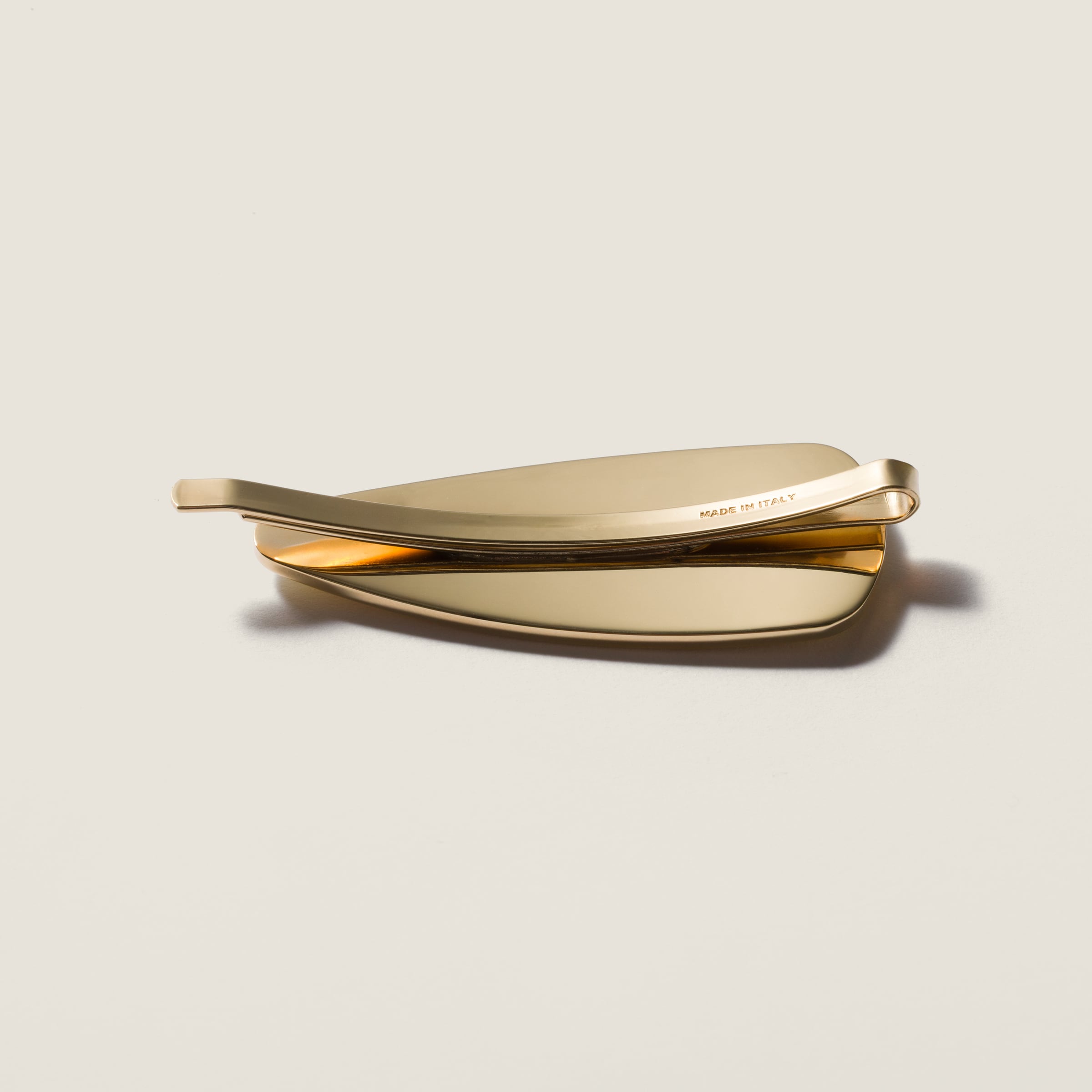 Miu Miu Enameled Metal Hair Clip In Yellow