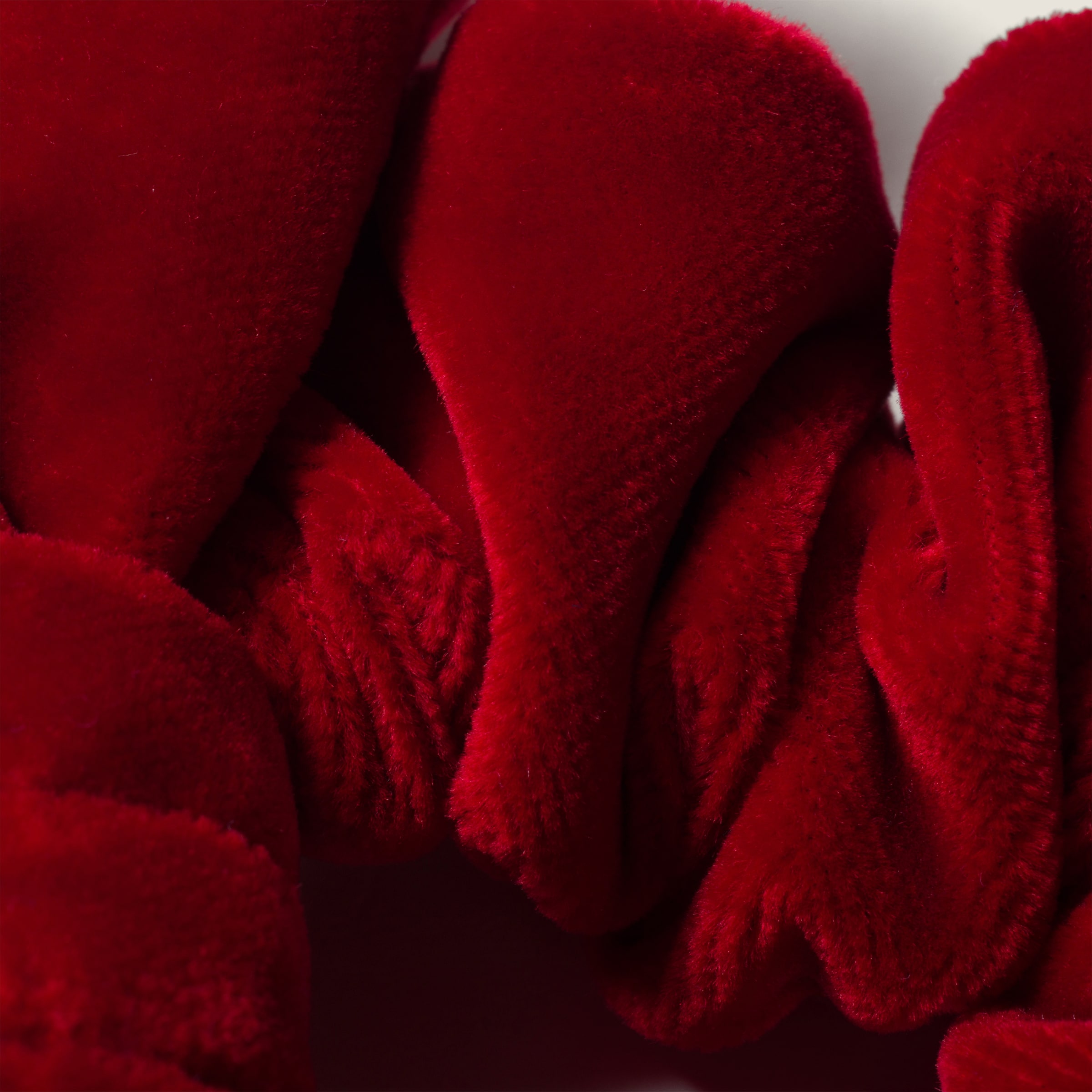 Miu Miu Velvet Scrunchie In Red