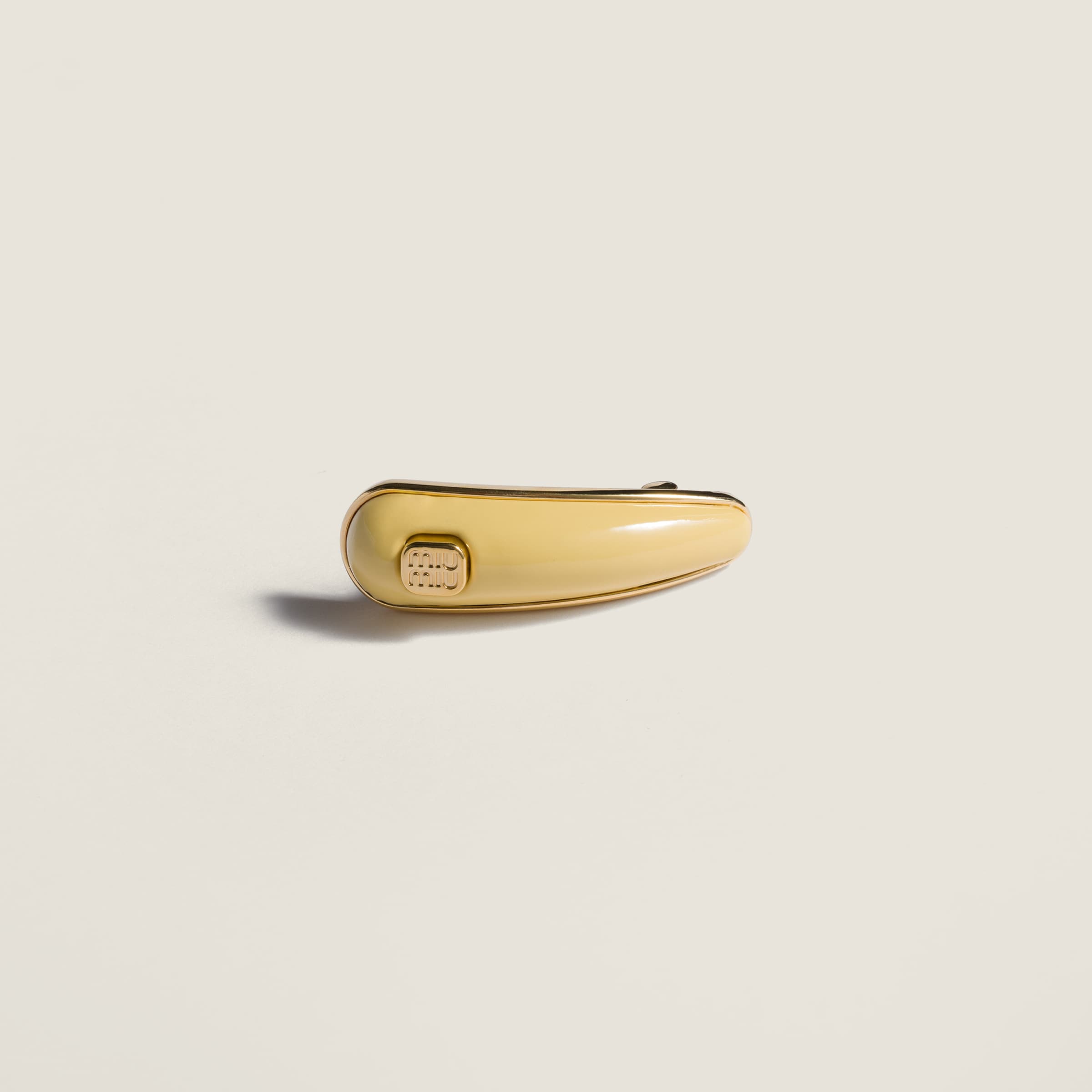 MiuMiu [Miu Miu] FW24 Women’s Patent Leather Hair Clip 5IF0 Crimson Patent Leather Hair Clip | Miu Miu