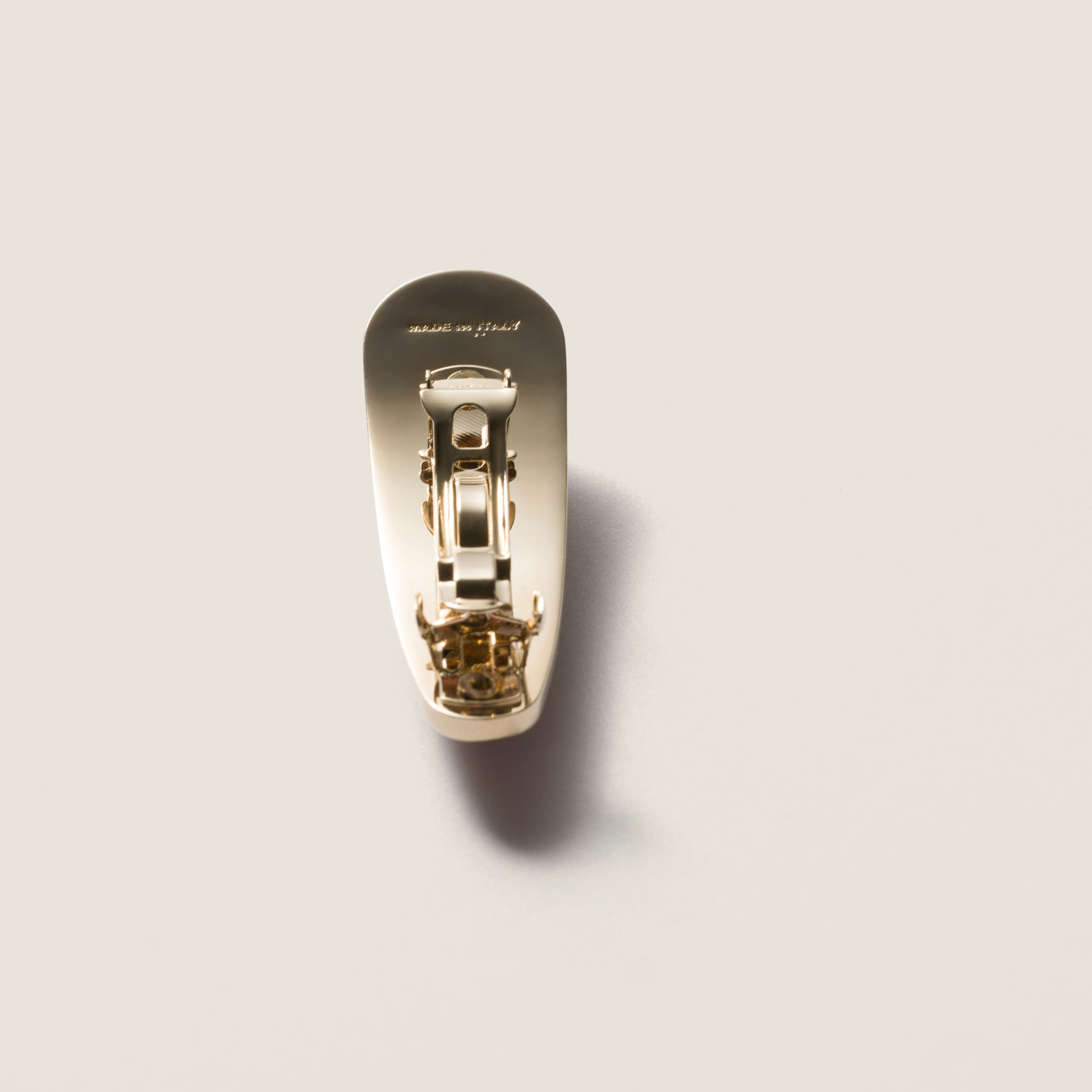Crimson Patent Leather Hair Clip | Miu Miu