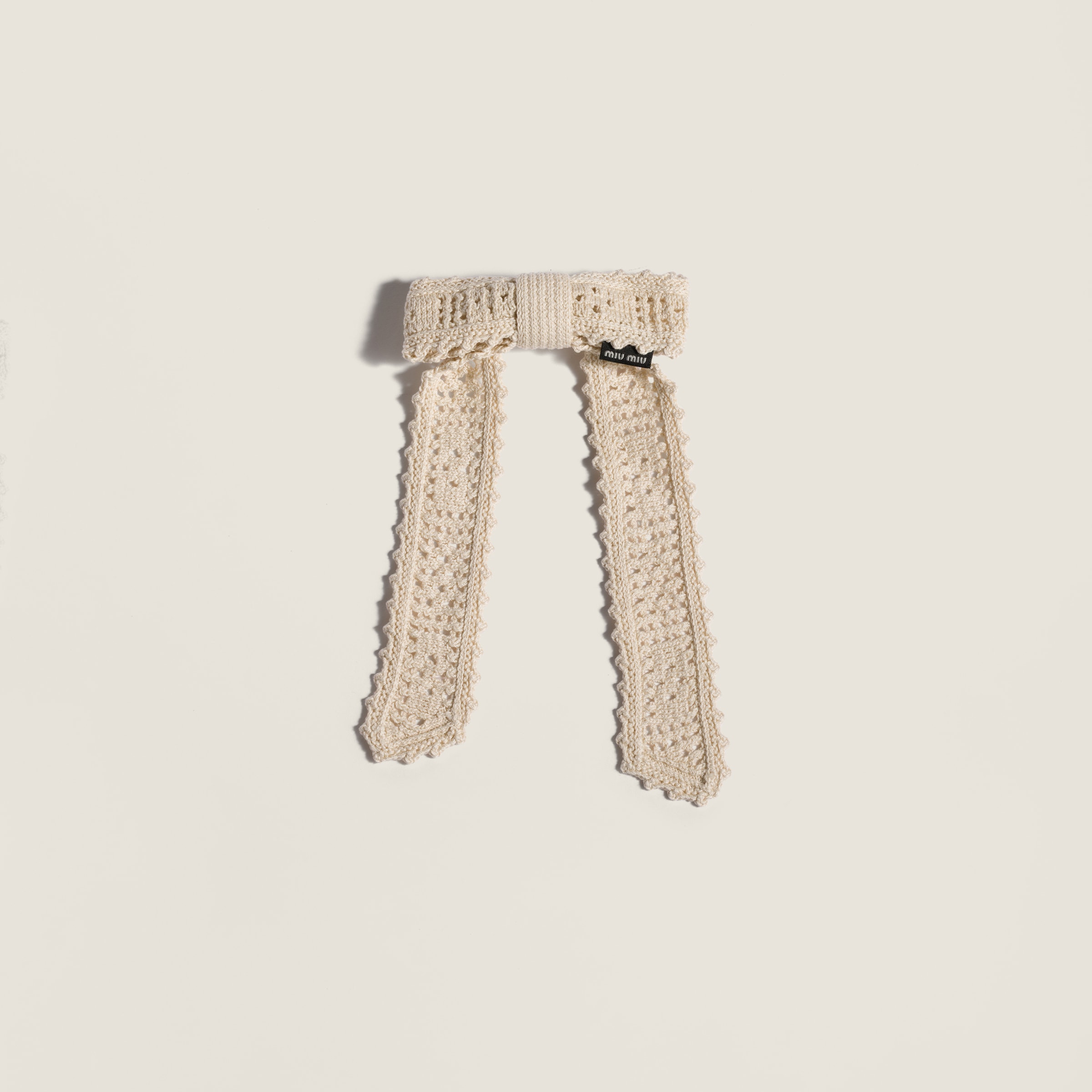 Cotton hair clip from Miu Miu - $750
