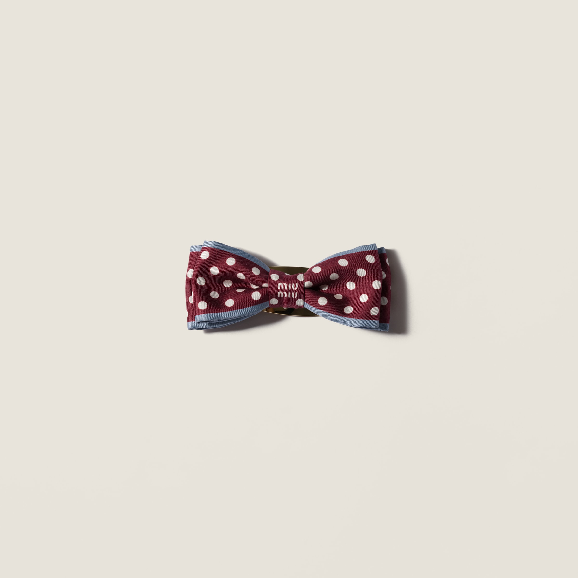Twill hair clip from Miu Miu - $480