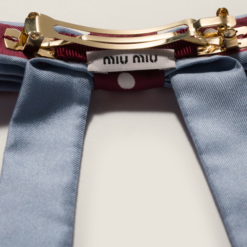 Twill hair clip