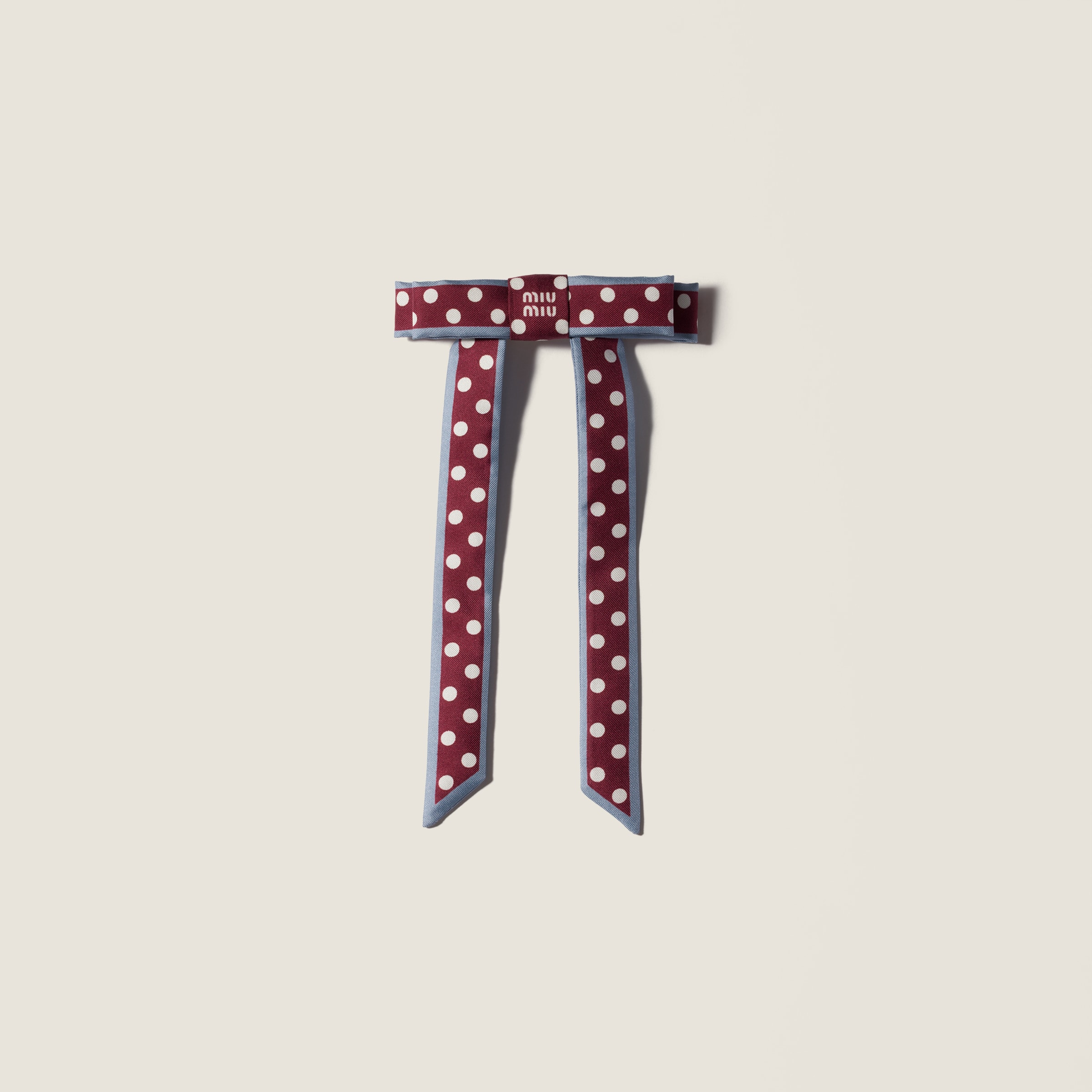 Twill hair clip from Miu Miu - $575