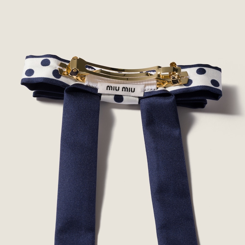 Twill hair clip