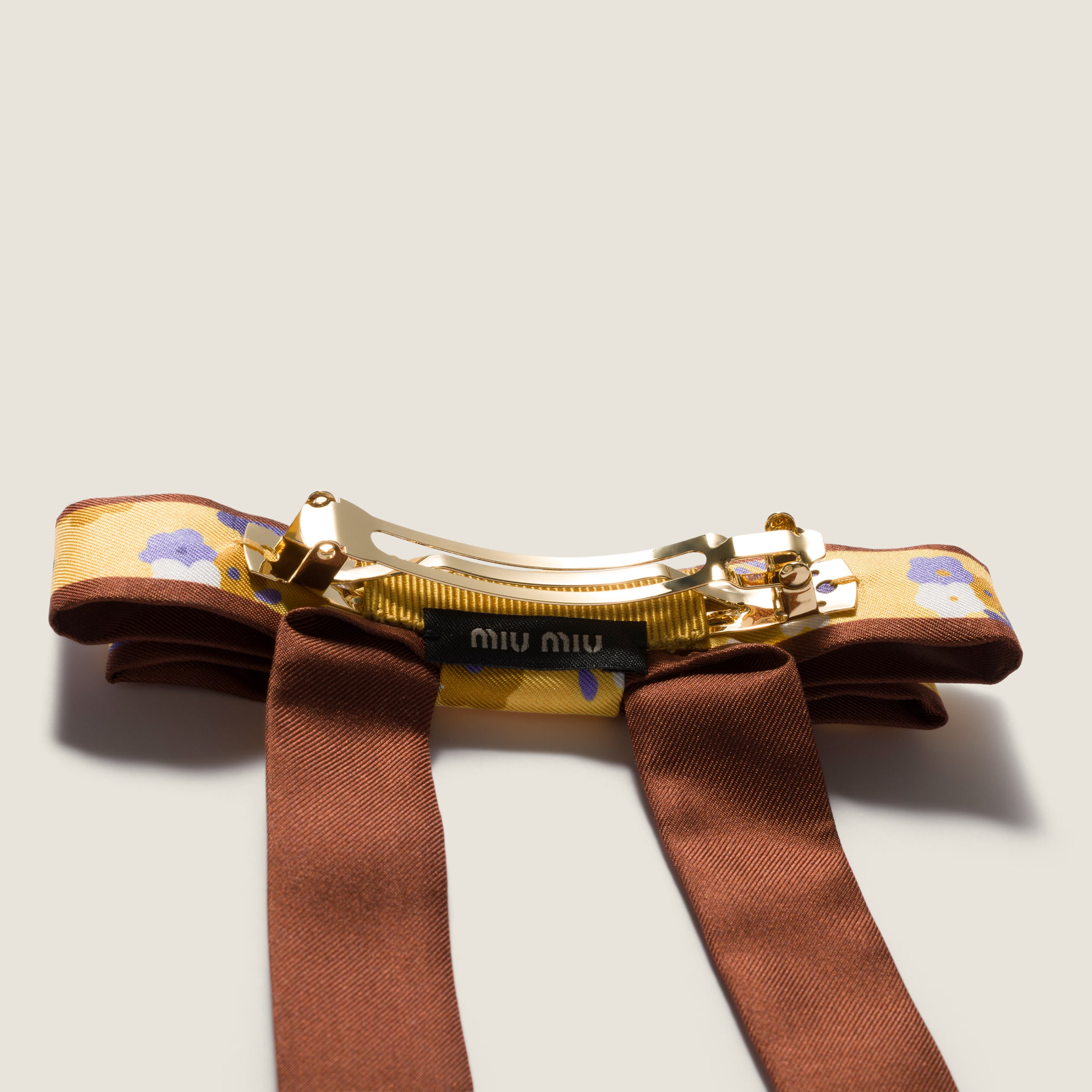 みぃちゃんさん専用　miu miu ヘアピン　濃茶 Hair Accessories For Women | Miu Miu - 日本