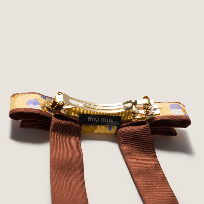 Twill hair clip