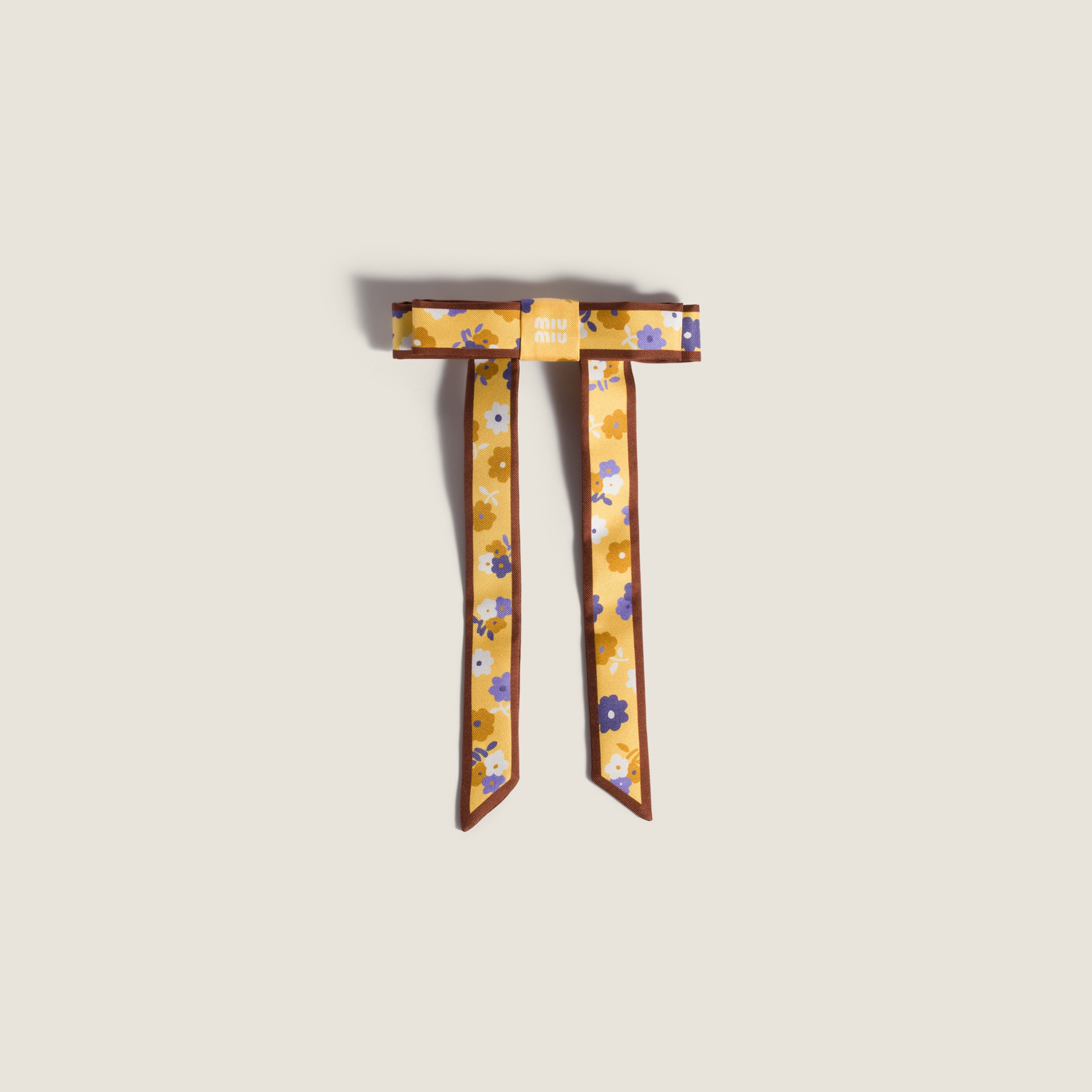 Twill hair clip from Miu Miu - $575
