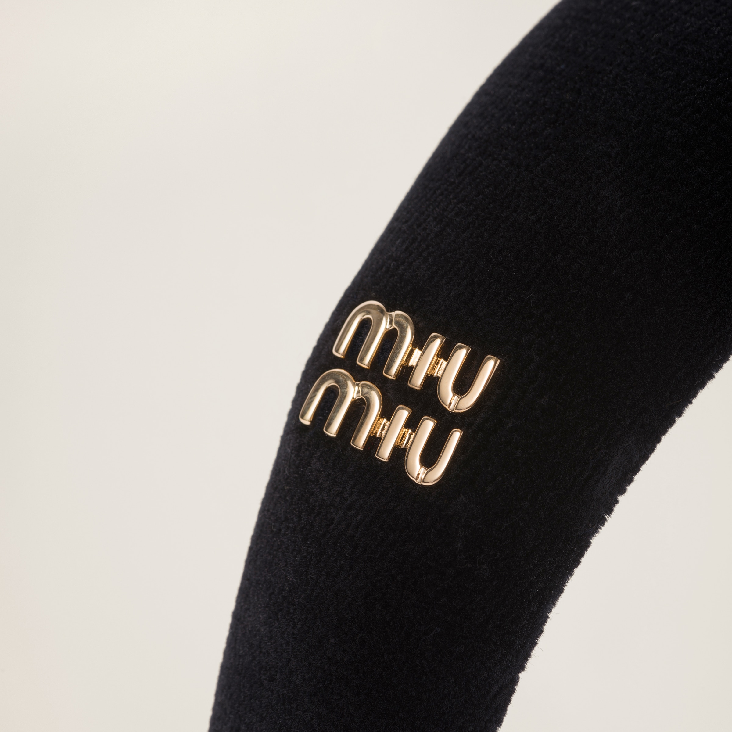 Black Velvet Headband | Miu Miu