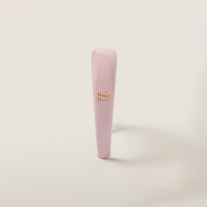 Bandeau en cuir verni