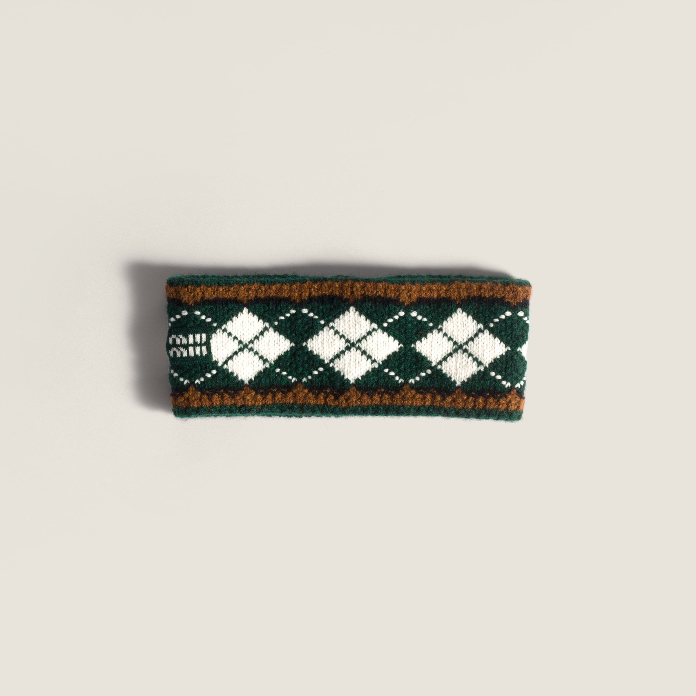 Miu Miu Wool And Cashmere Headband In Multi