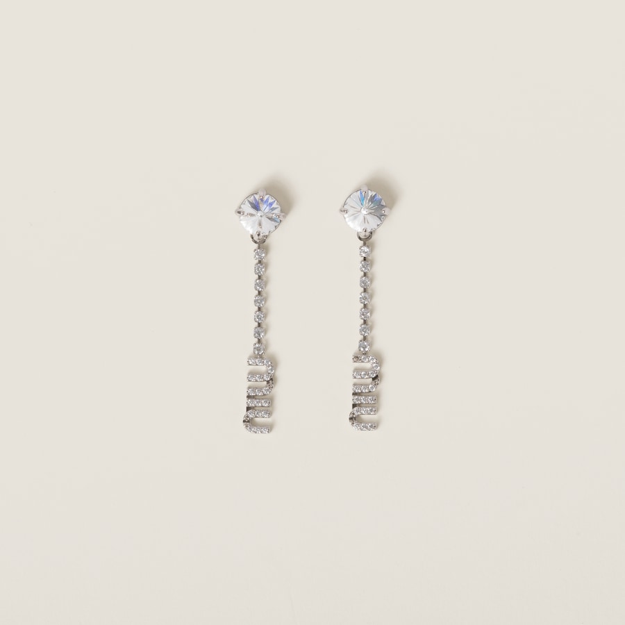 【お値下中】 miumiu ピアス ◯関税負担なし ミュウミュウ 「m」ピアス (MiuMiu/ピアス