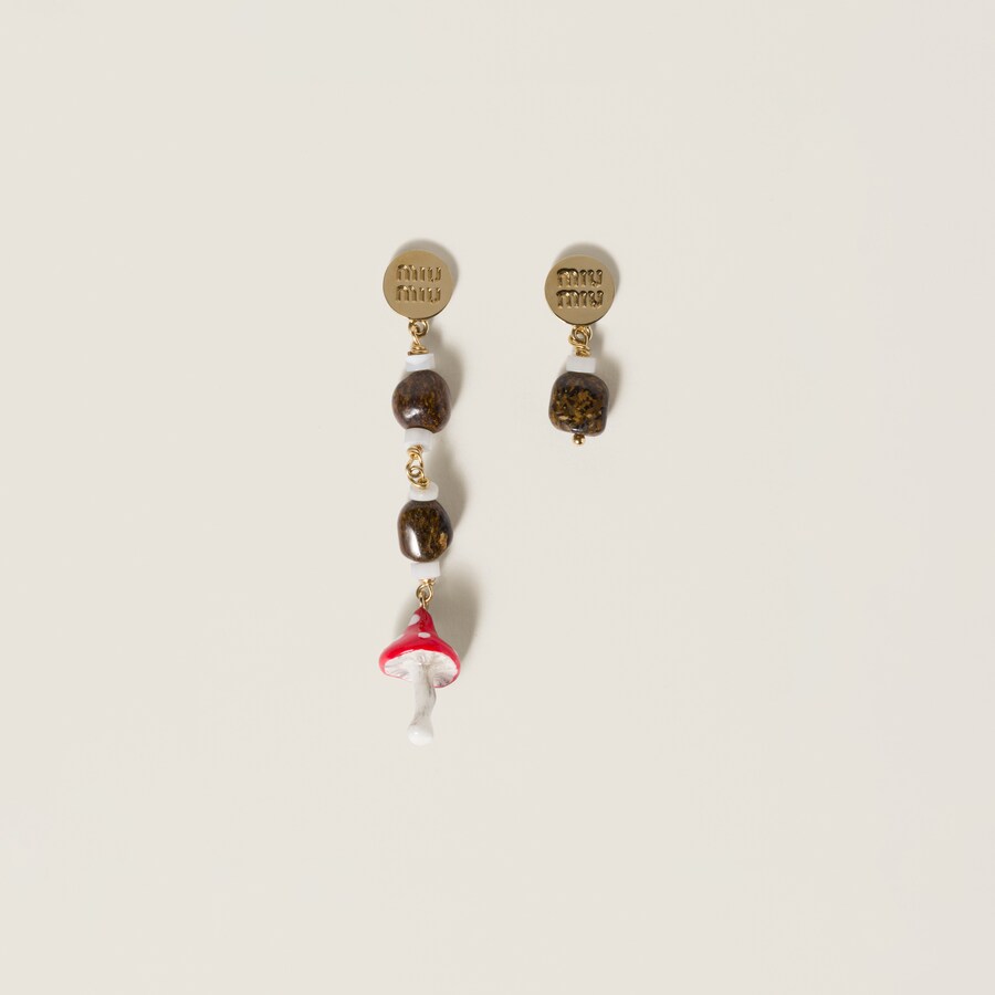 Miu miu cat earrings discount