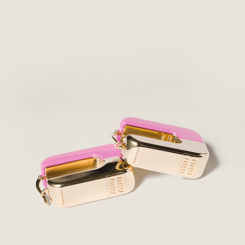 Pendientes de metal esmaltado