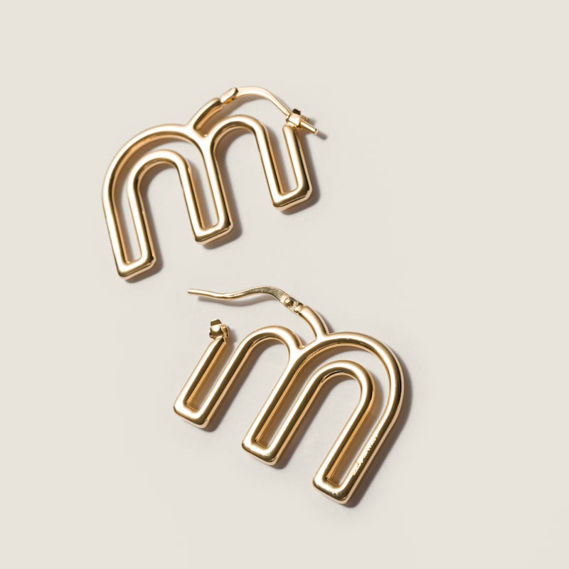 Metal earrings