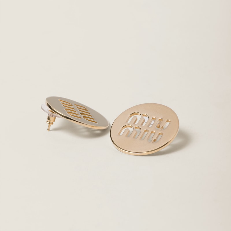 Miu Logo earrings