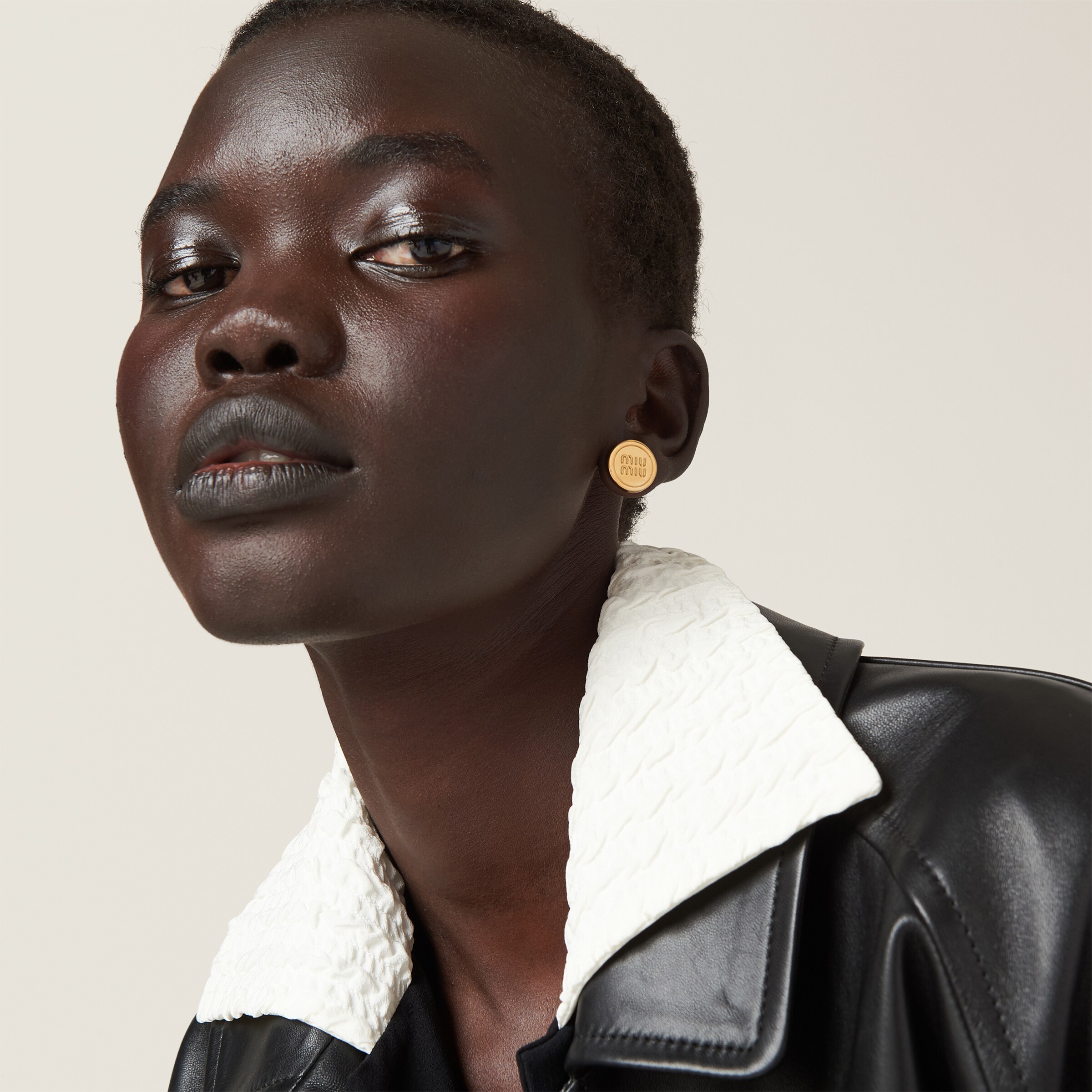 Gold best sale metal earrings