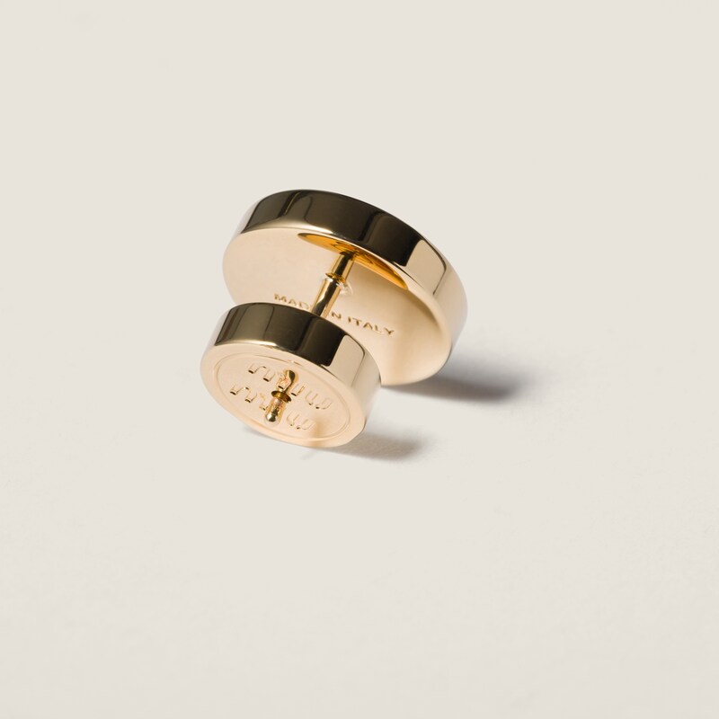 Boucles d’oreilles en métal émaillé