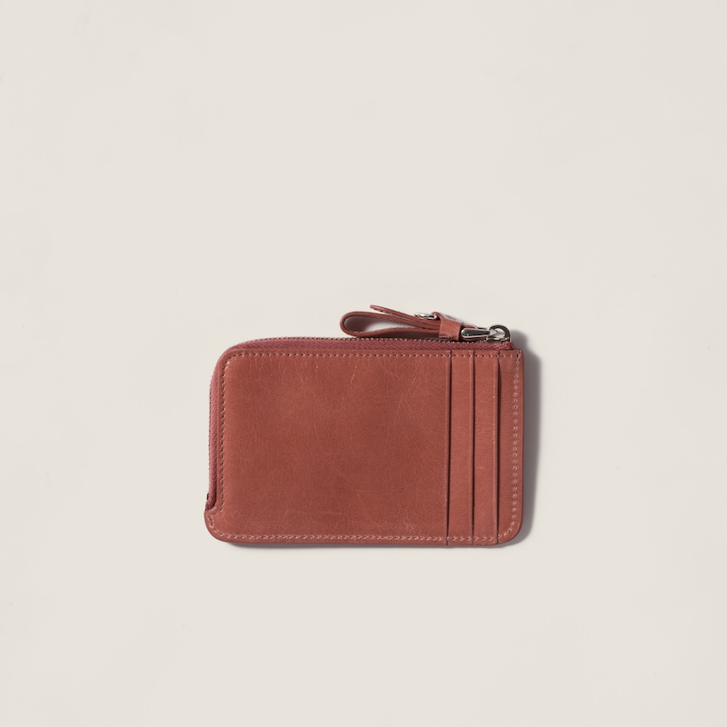 Leather card holder