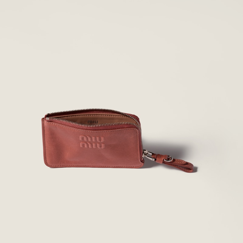 Leather card holder