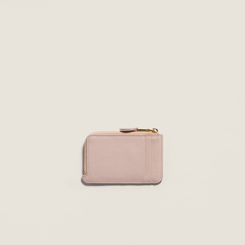 レザー ファスナー カードホルダー