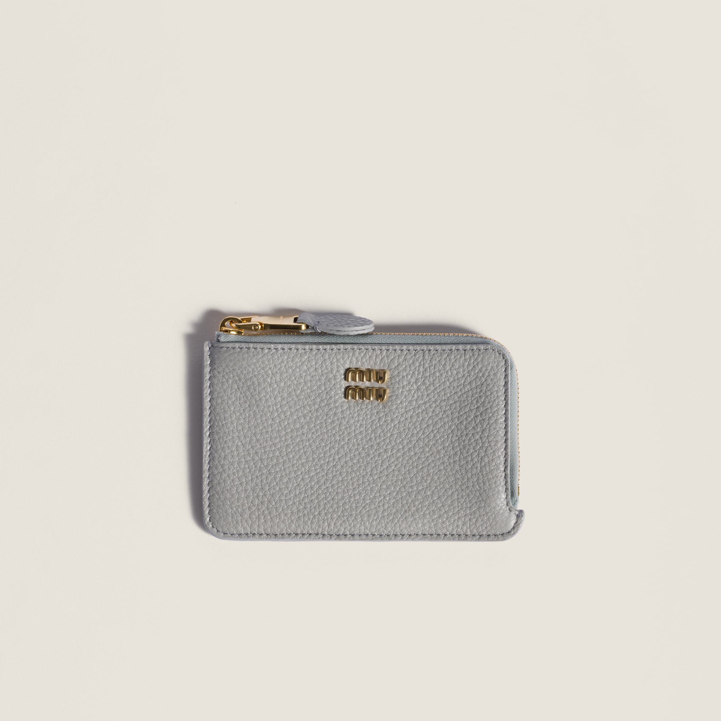 Coffee Small Nappa Leather Wallet | Miu Miu