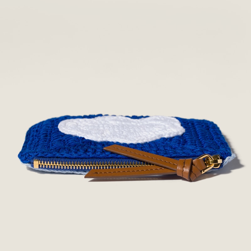 Pouch de croché con cremallera