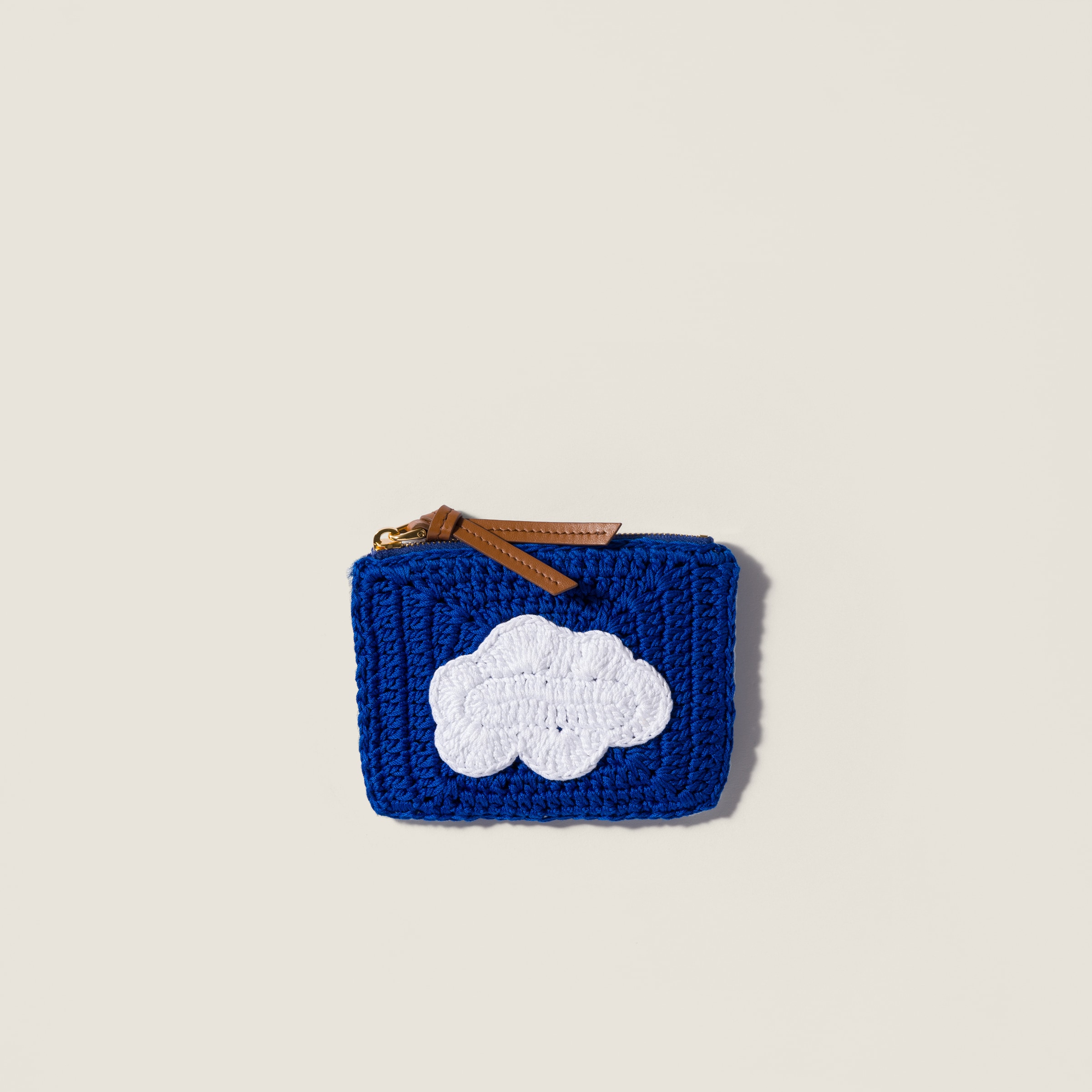 Crochet zipper pouch from Miu Miu - $795