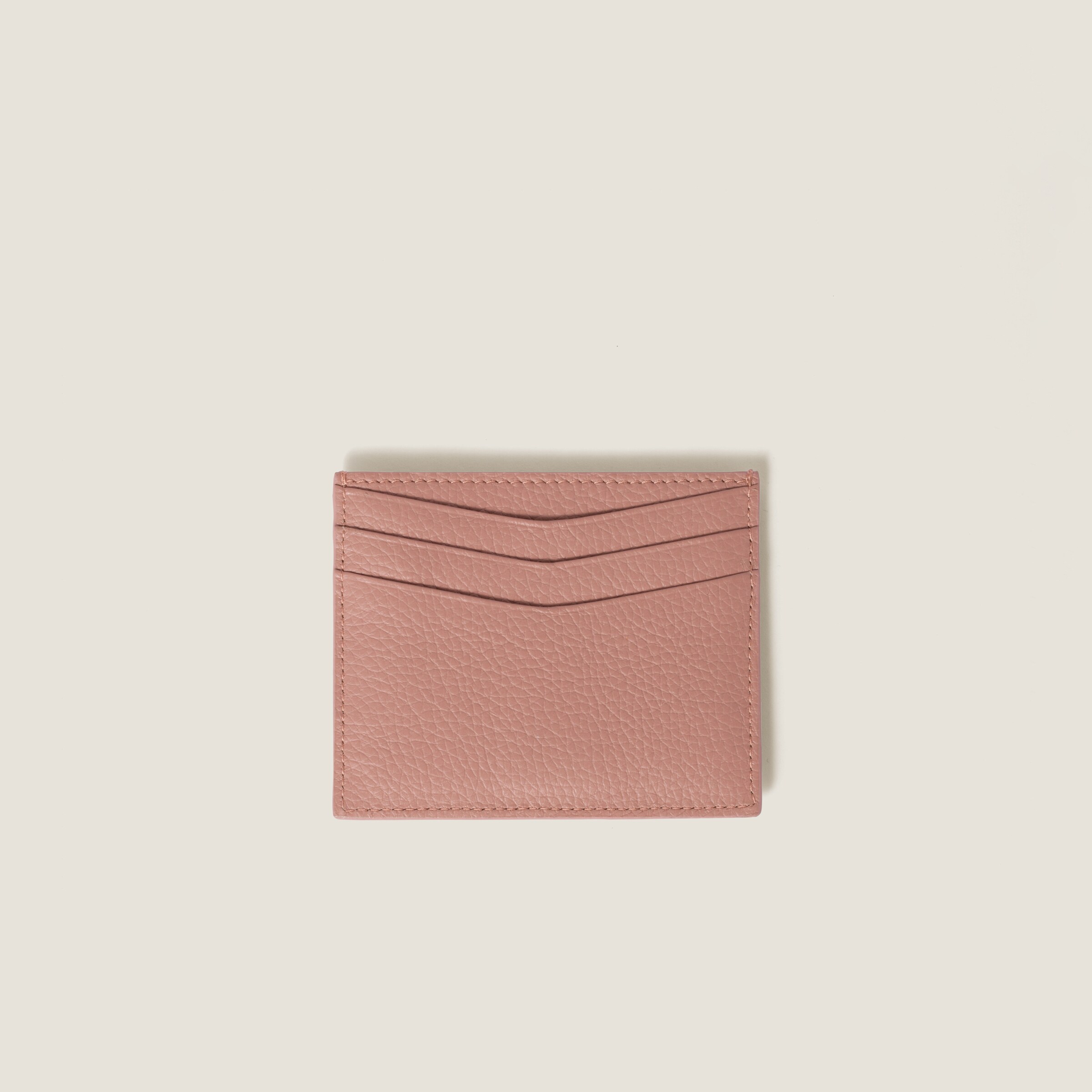 オーキッドピンク レザー カードケース | Miu Miu