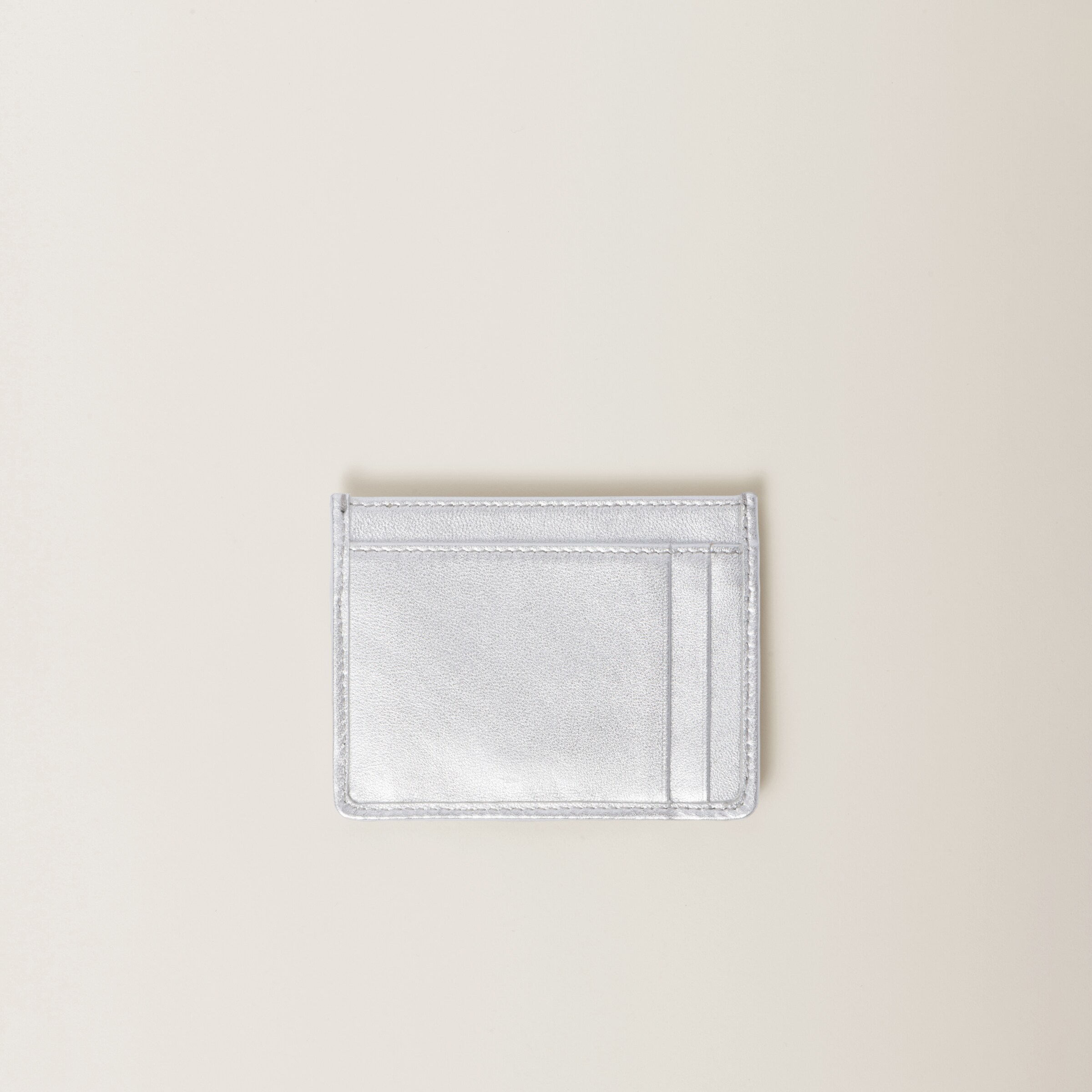Matelassé Nappa Logo Cardholder