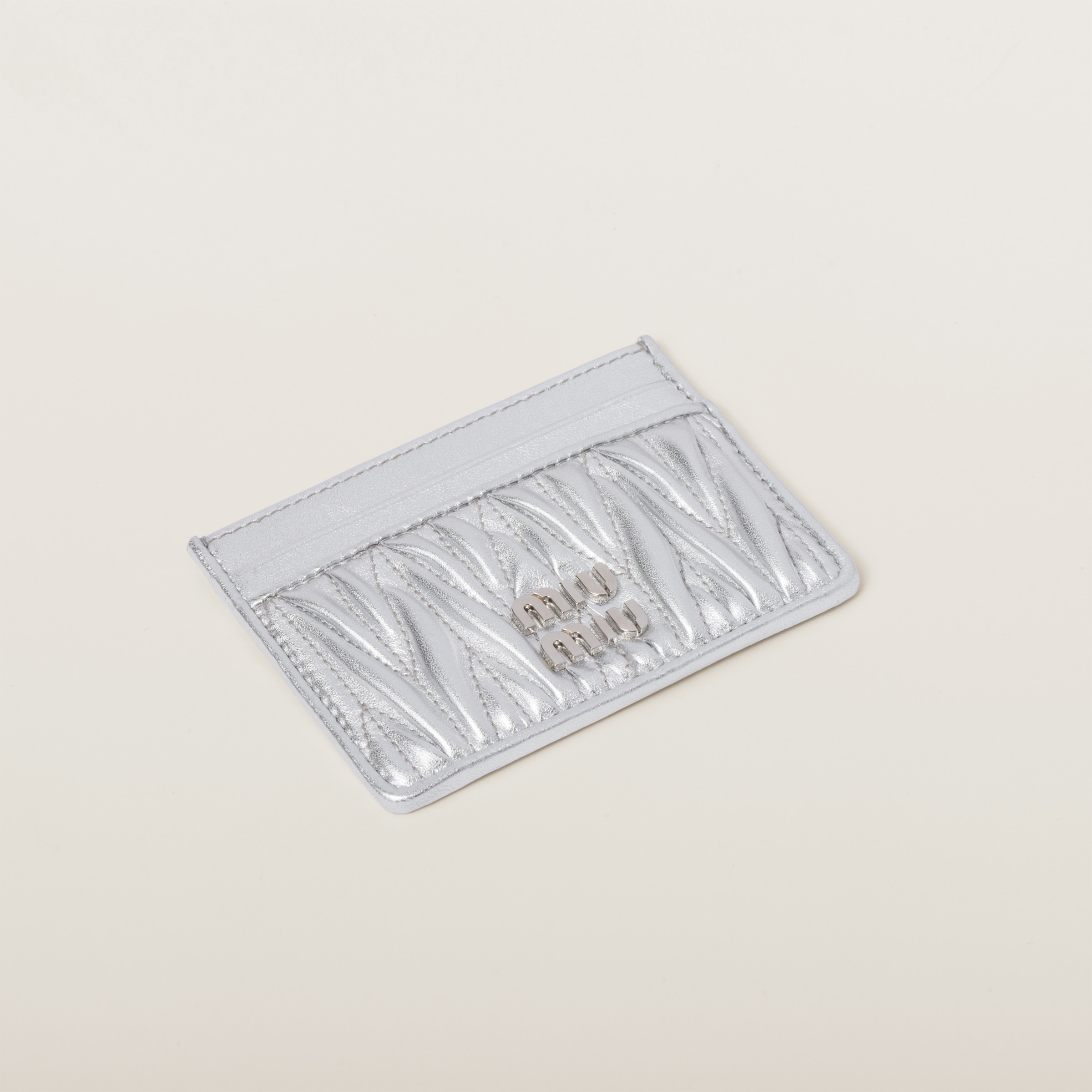 Matelassé Nappa Logo Cardholder main image 0