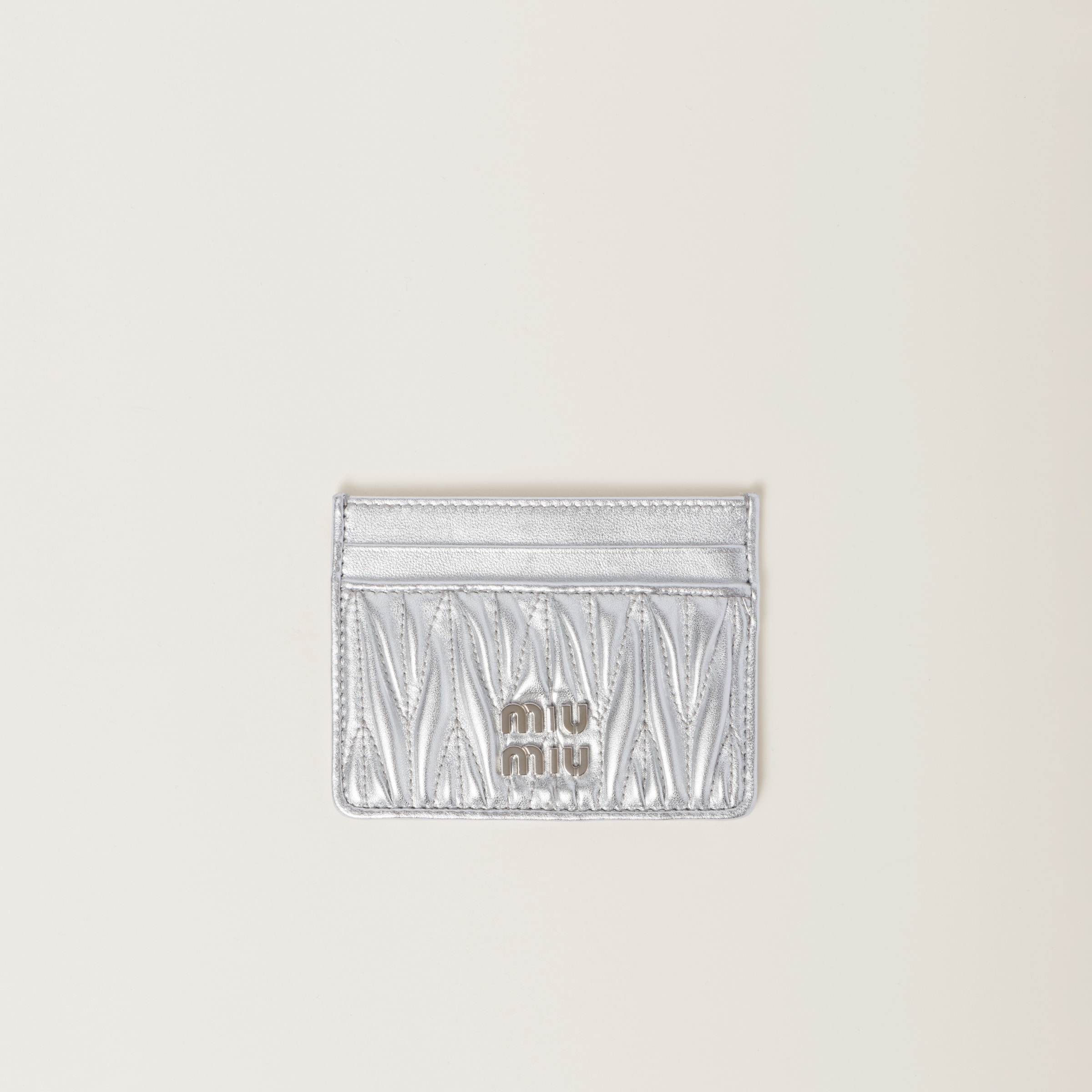 Silver cheap card holder