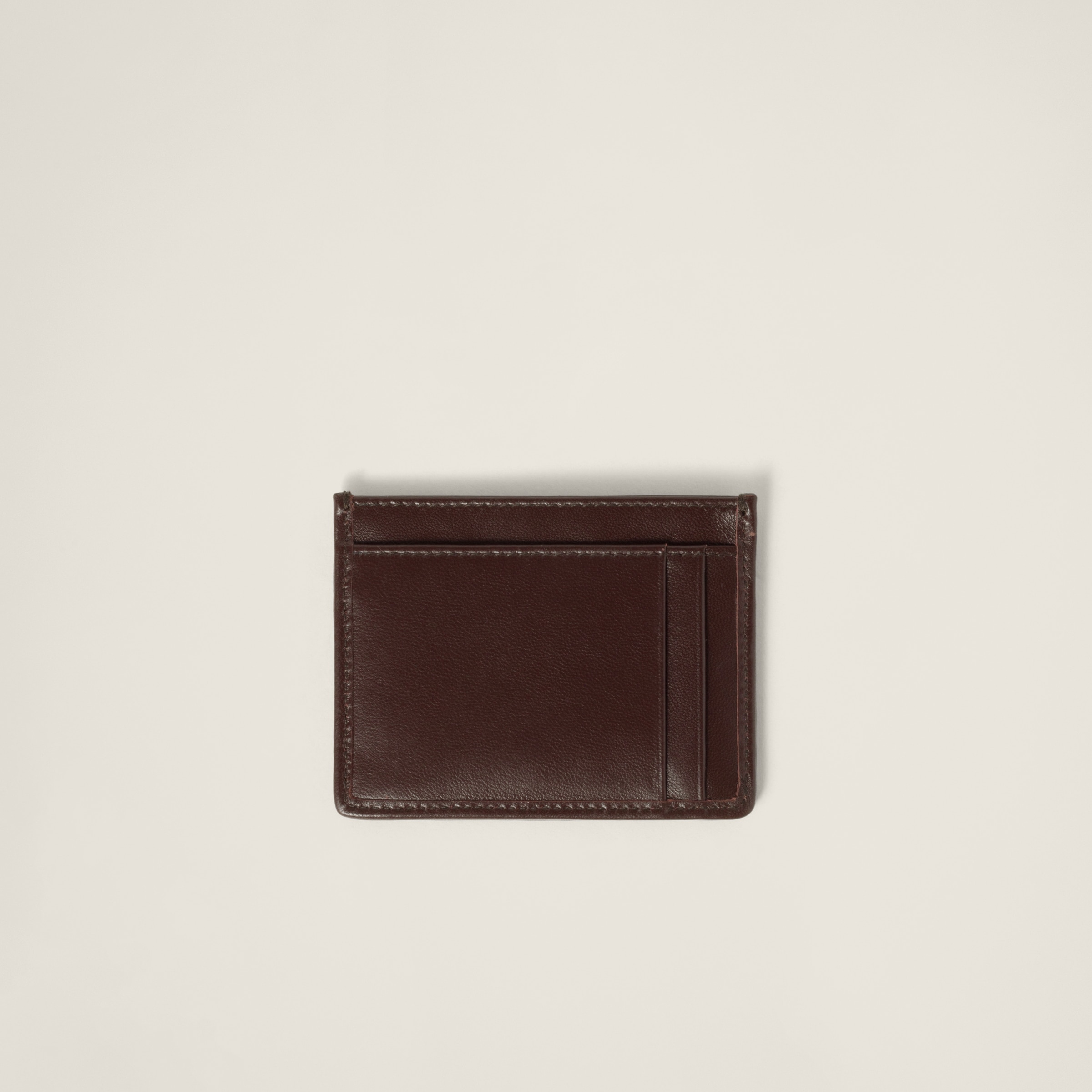 miu miu 名刺入れ 黒 レザー ブラック ナッパレザー カードケース | Miu Miu