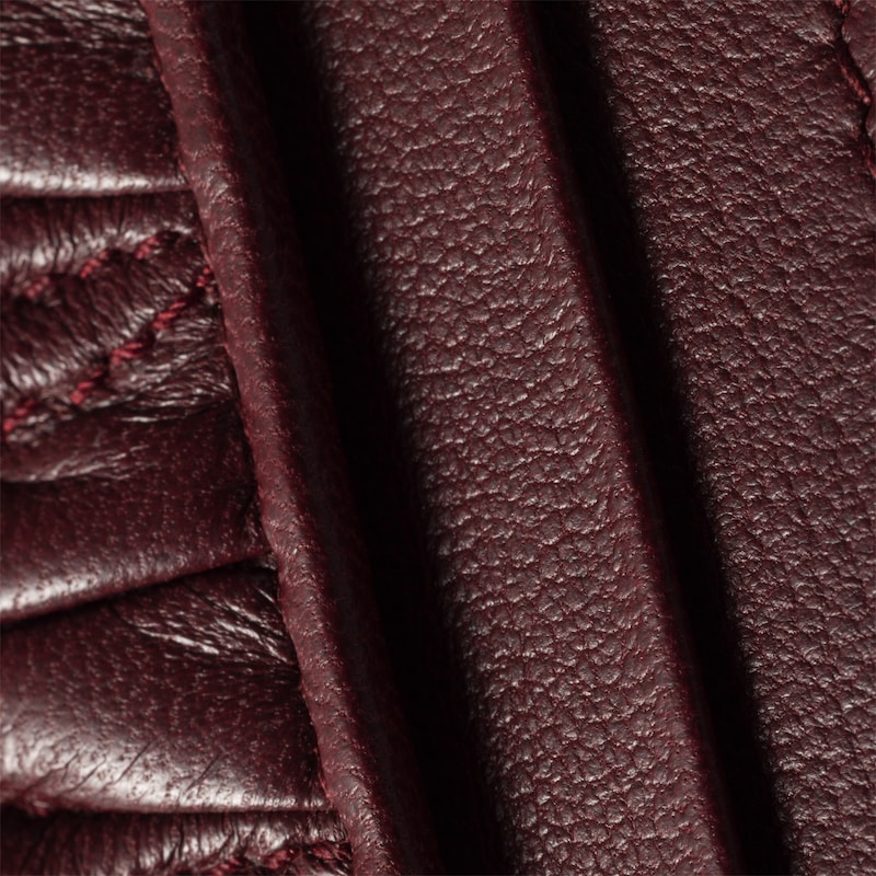 Matelassé nappa leather card holder