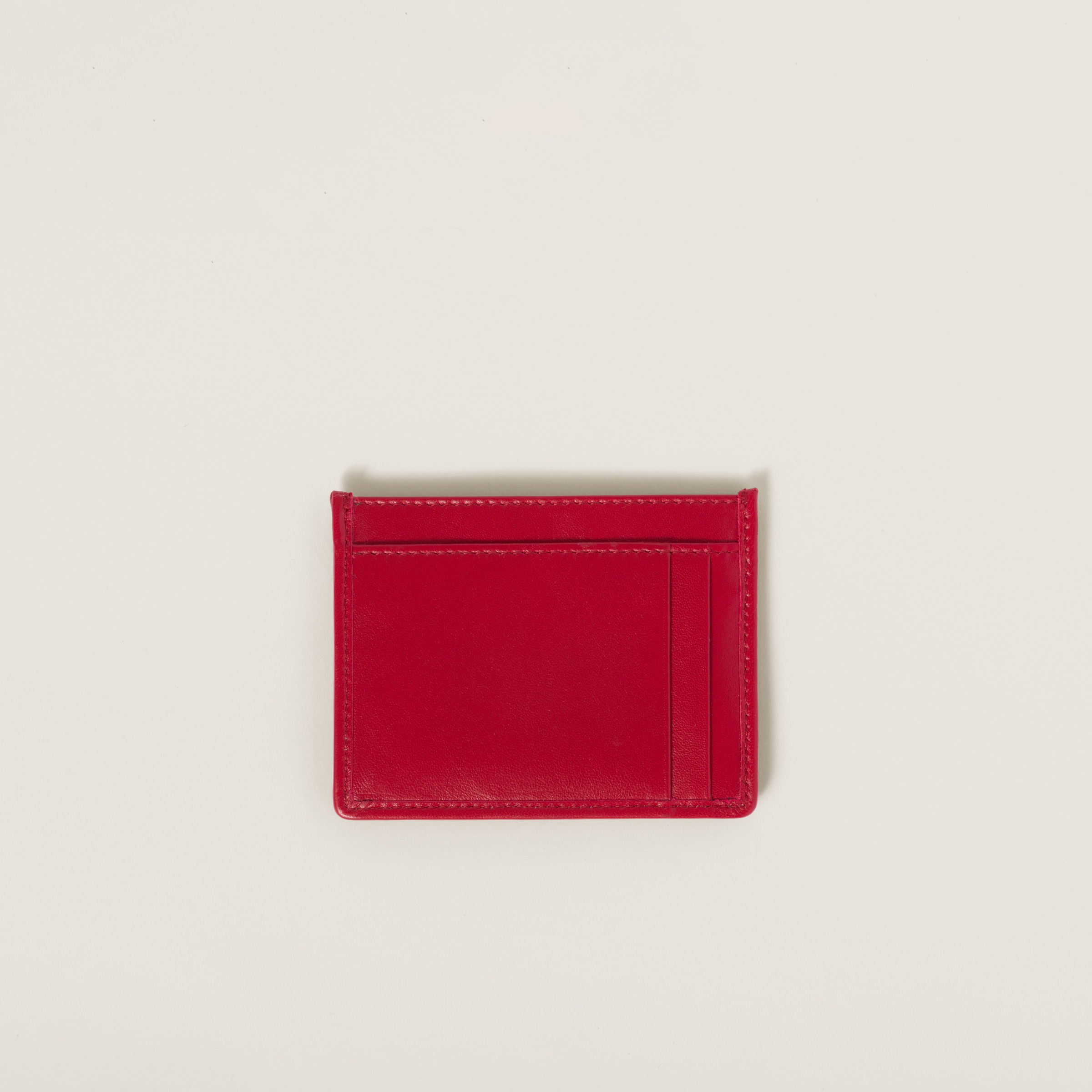 ★MIU MIU★25SS★Matelasse Card Holder Marigold 5MC076AFPPF0 Marigold Matelassé Nappa Leather Card Holder | Miu Miu