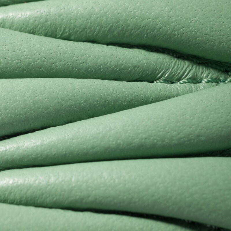 Matelassé nappa leather card holder