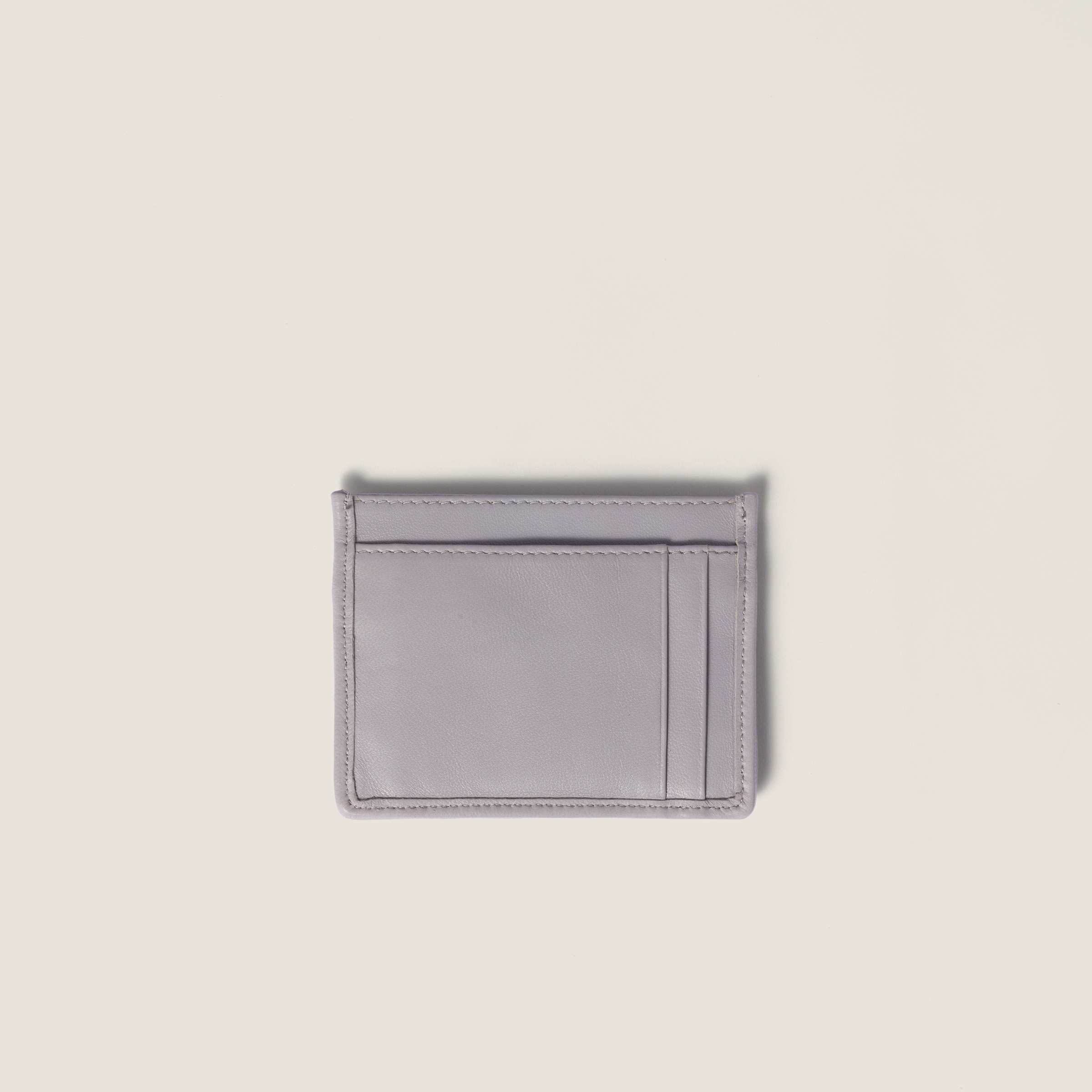 Wisteria Matelassé Nappa Leather Card Holder | Miu Miu - Finland