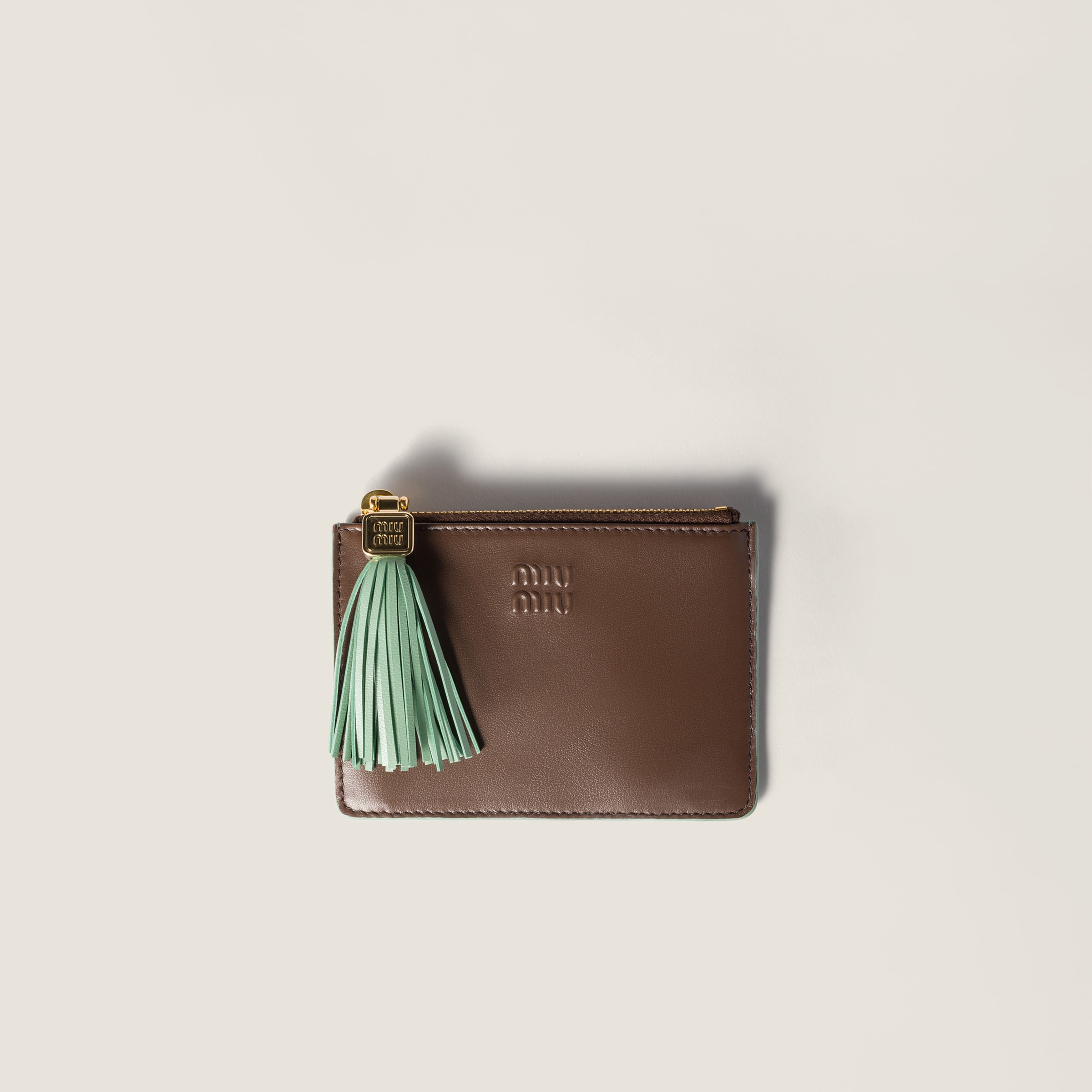 Black Matelassé Nappa Leather Card Holder | Miu Miu Black Matelassé Nappa Leather Card Holder | Miu Miu