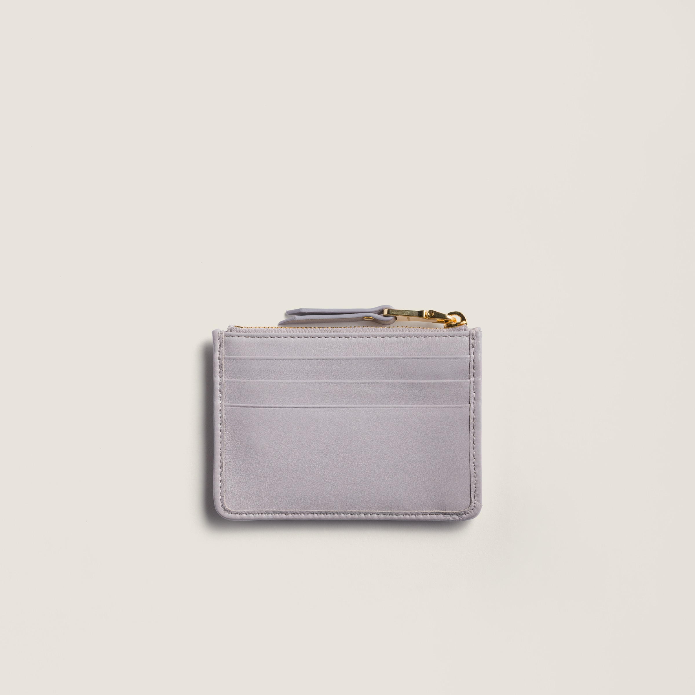 Wisteria Matelassé Nappa Leather Card Holder | Miu Miu