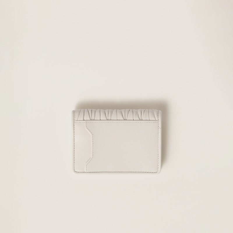 Kartenetui aus Matelassé-Nappaleder