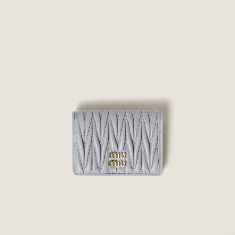 Matelasse Nappa Leather Card Holder